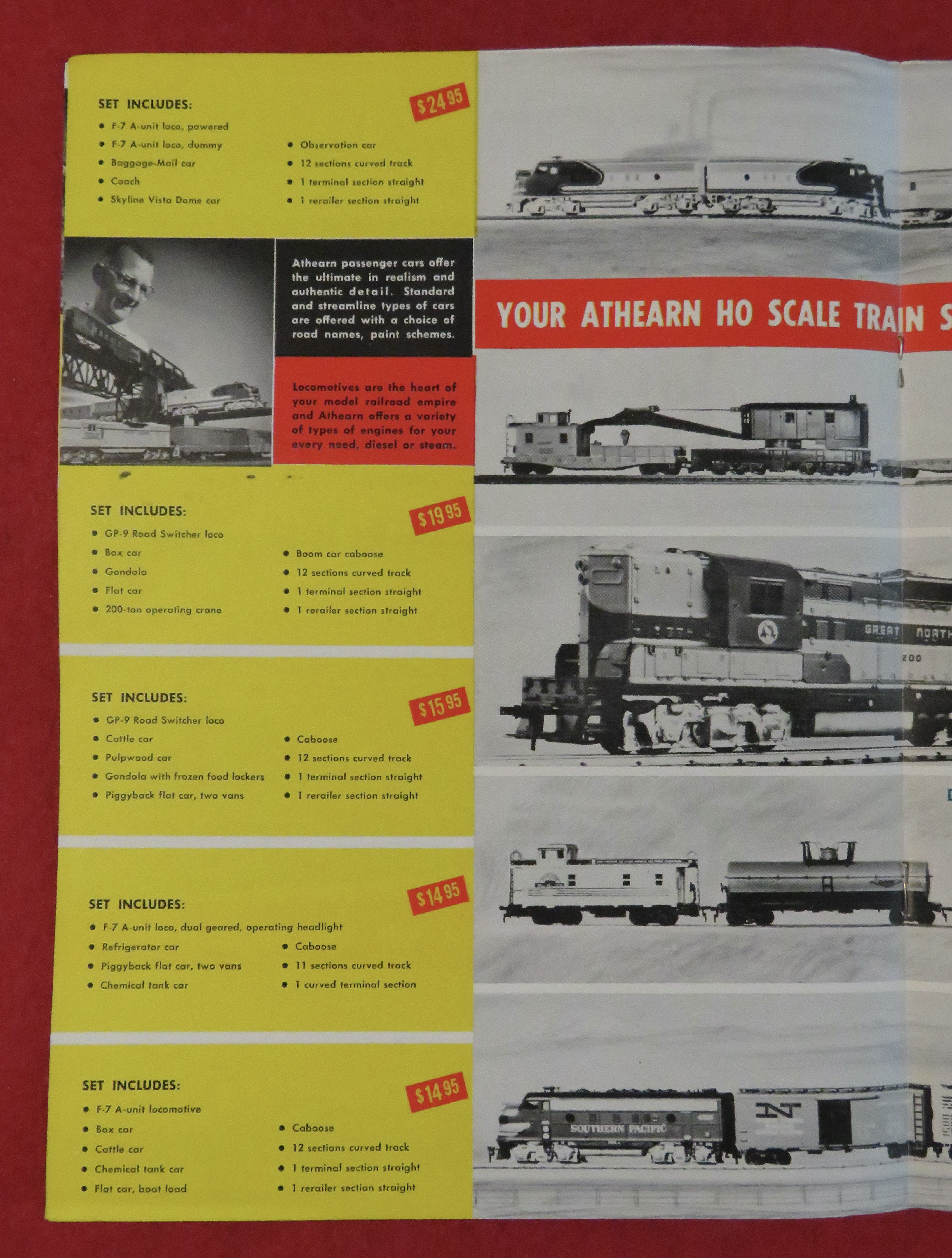 Athearn Model Railroad Train Catalog 1960's