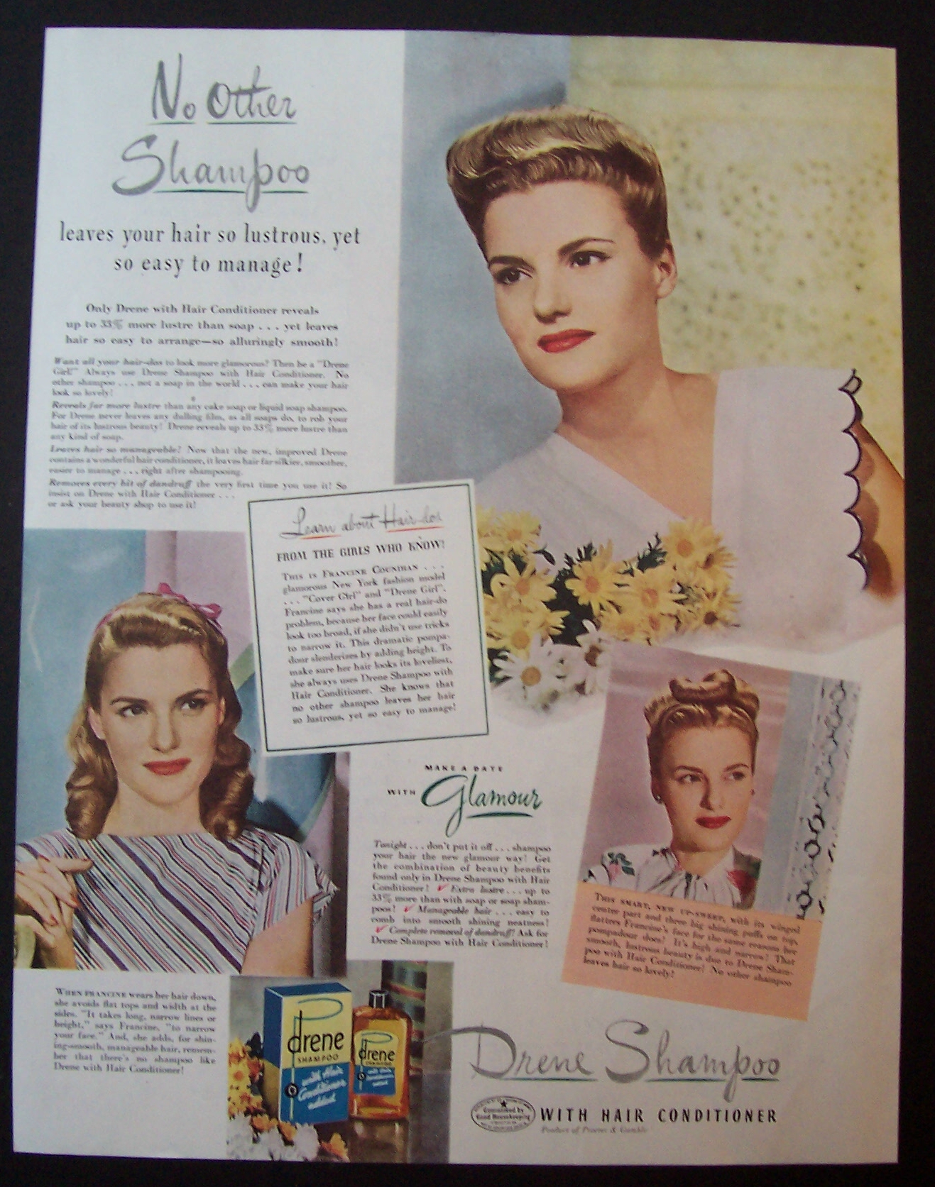 1945  Drene  Shampoo