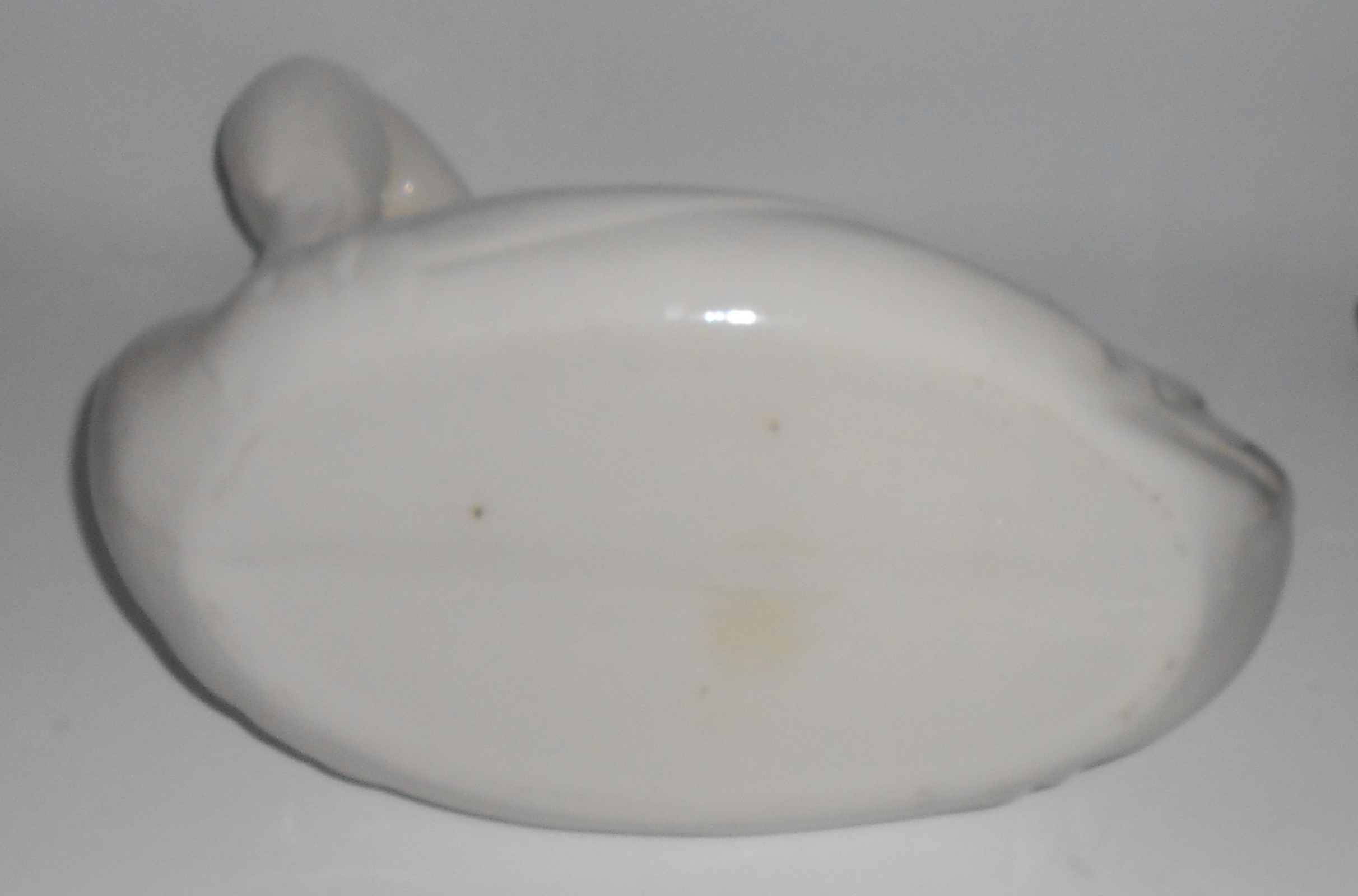 Pacific Pottery Large Gloss White Swan Planter Mint