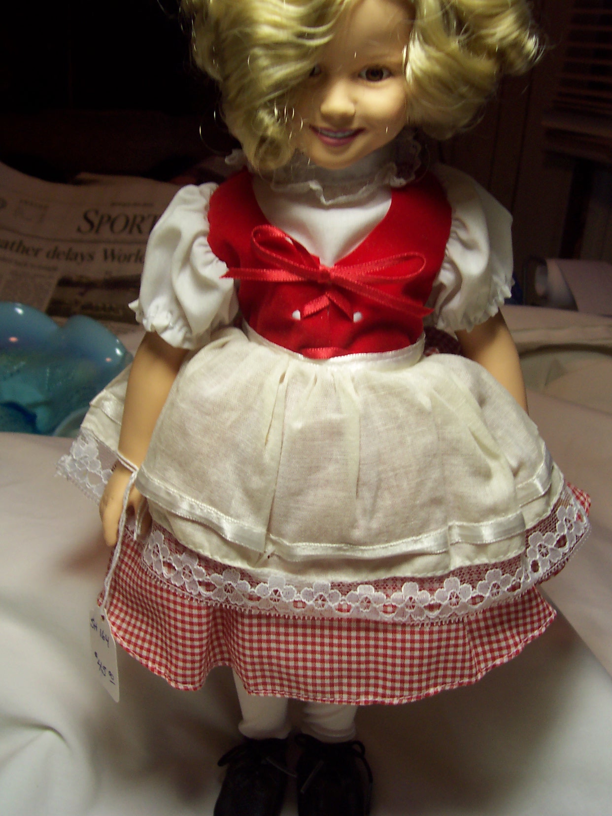 Shirley Temple Doll Danbury Mint Vinyl 15 in