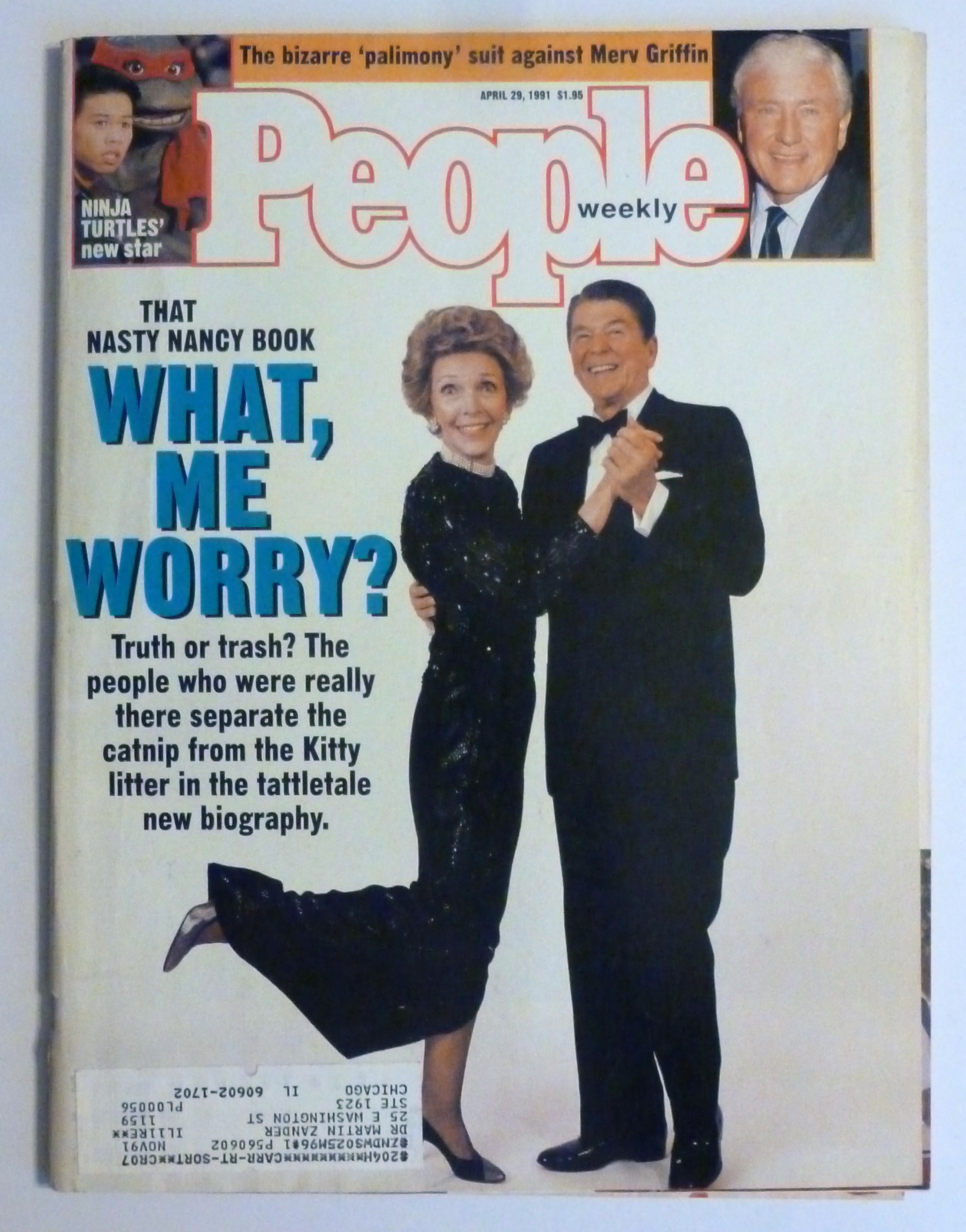 People Magazine April 29, 1991 Ronald & Nancy Reagan