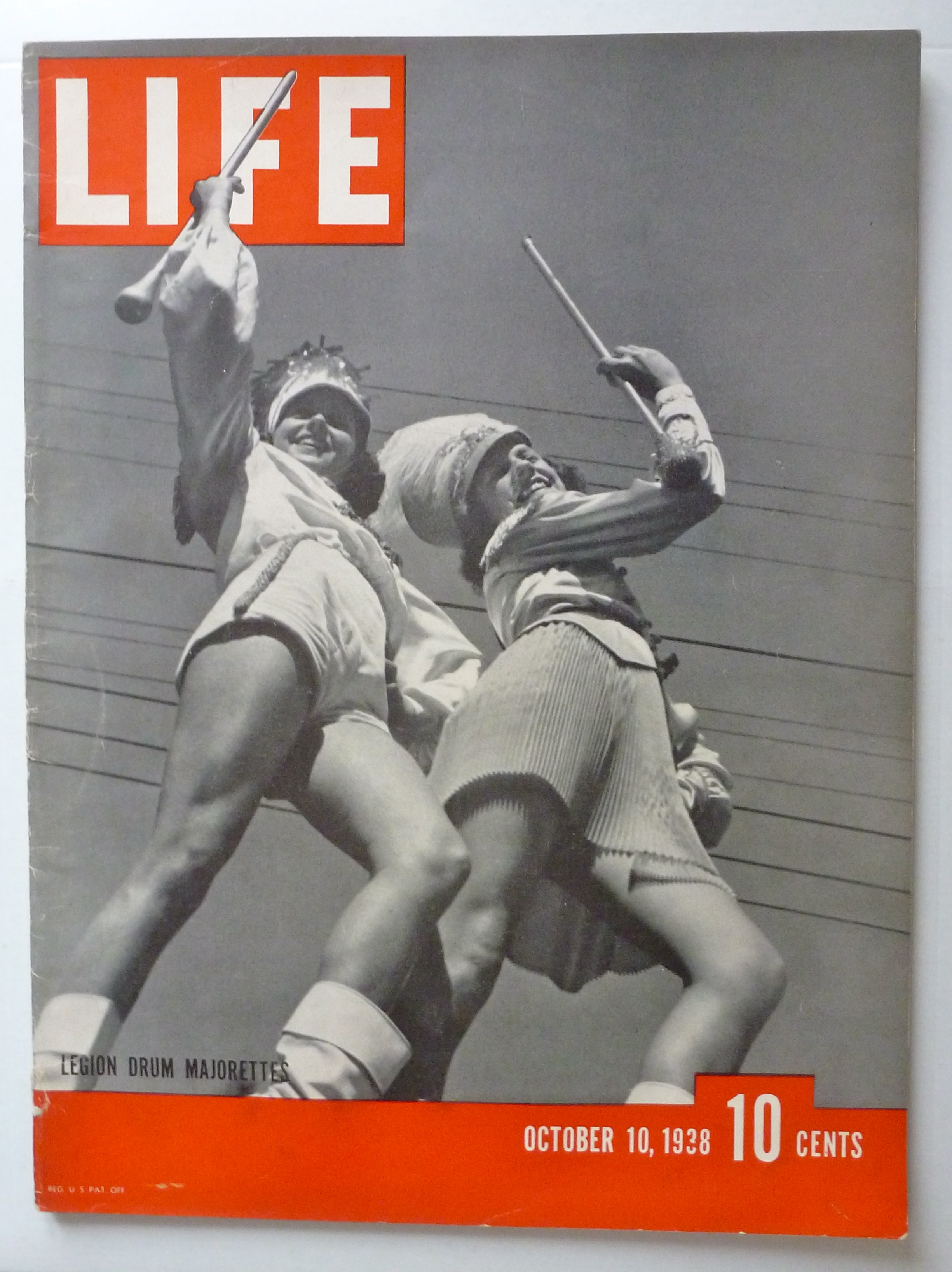 Life Magazine October 10, 1938 Legion Drum Majorettes
