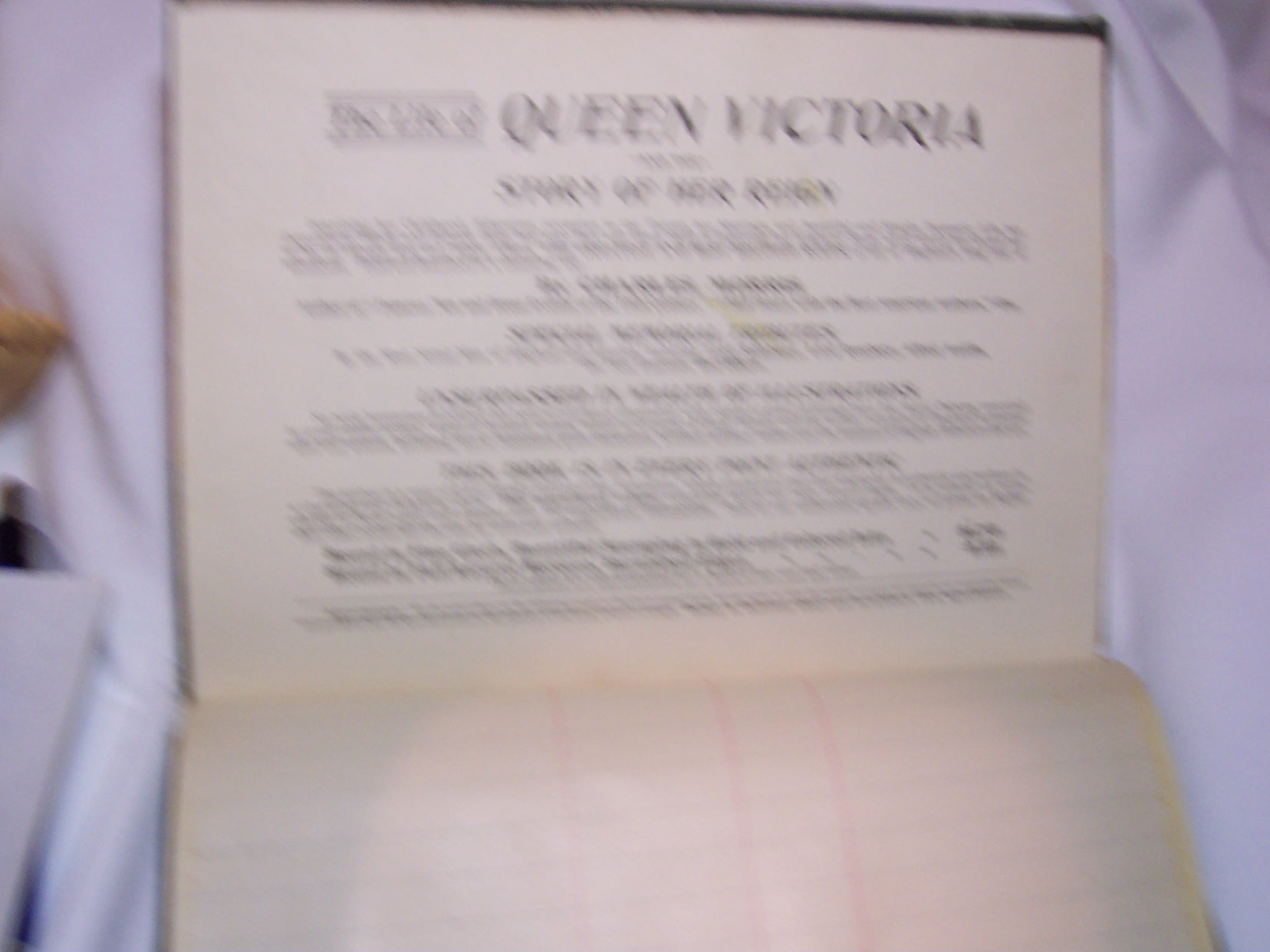 Life Queen Victoria Salesman's Sample 1901