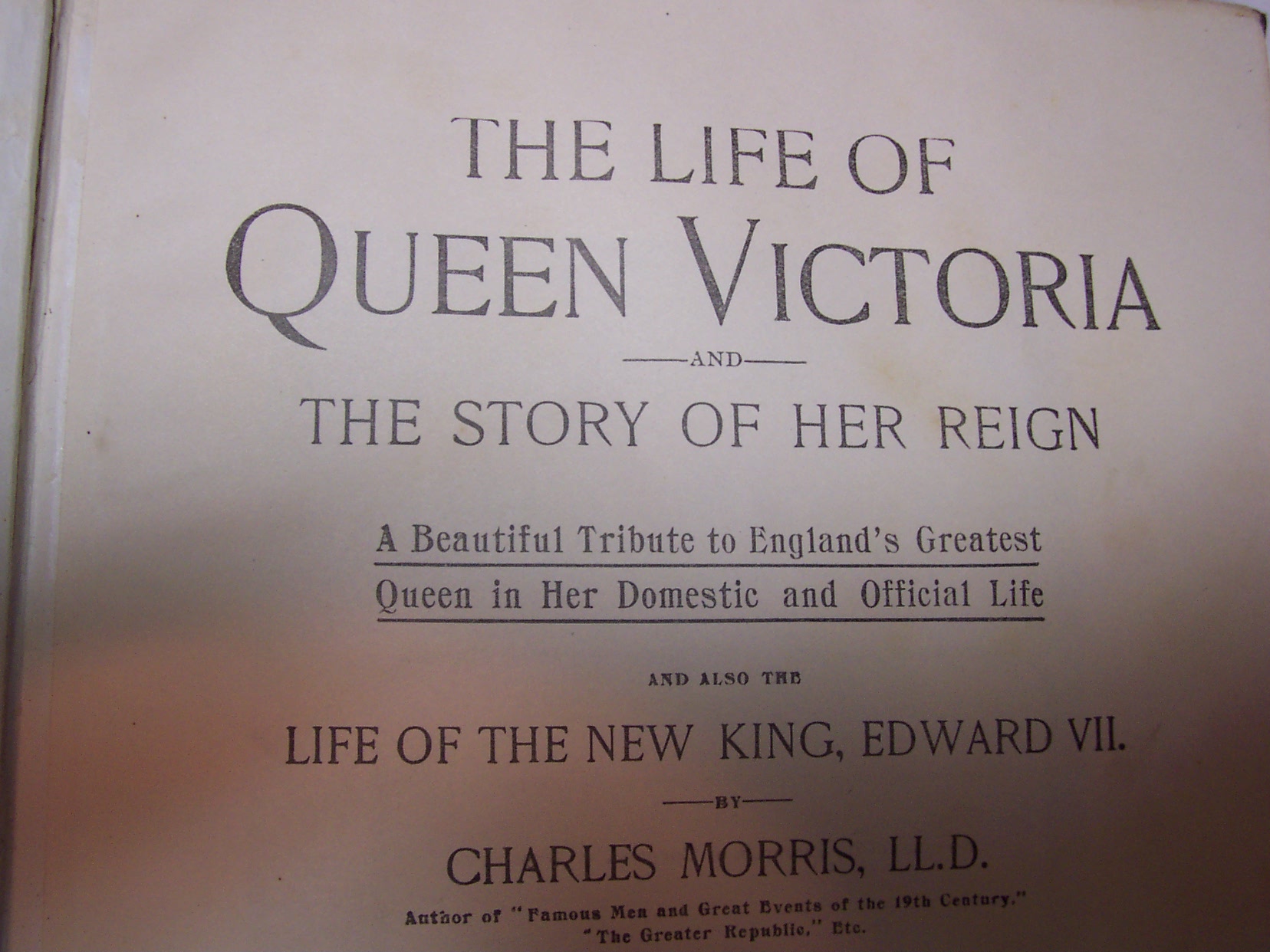 Life Queen Victoria Salesman's Sample 1901