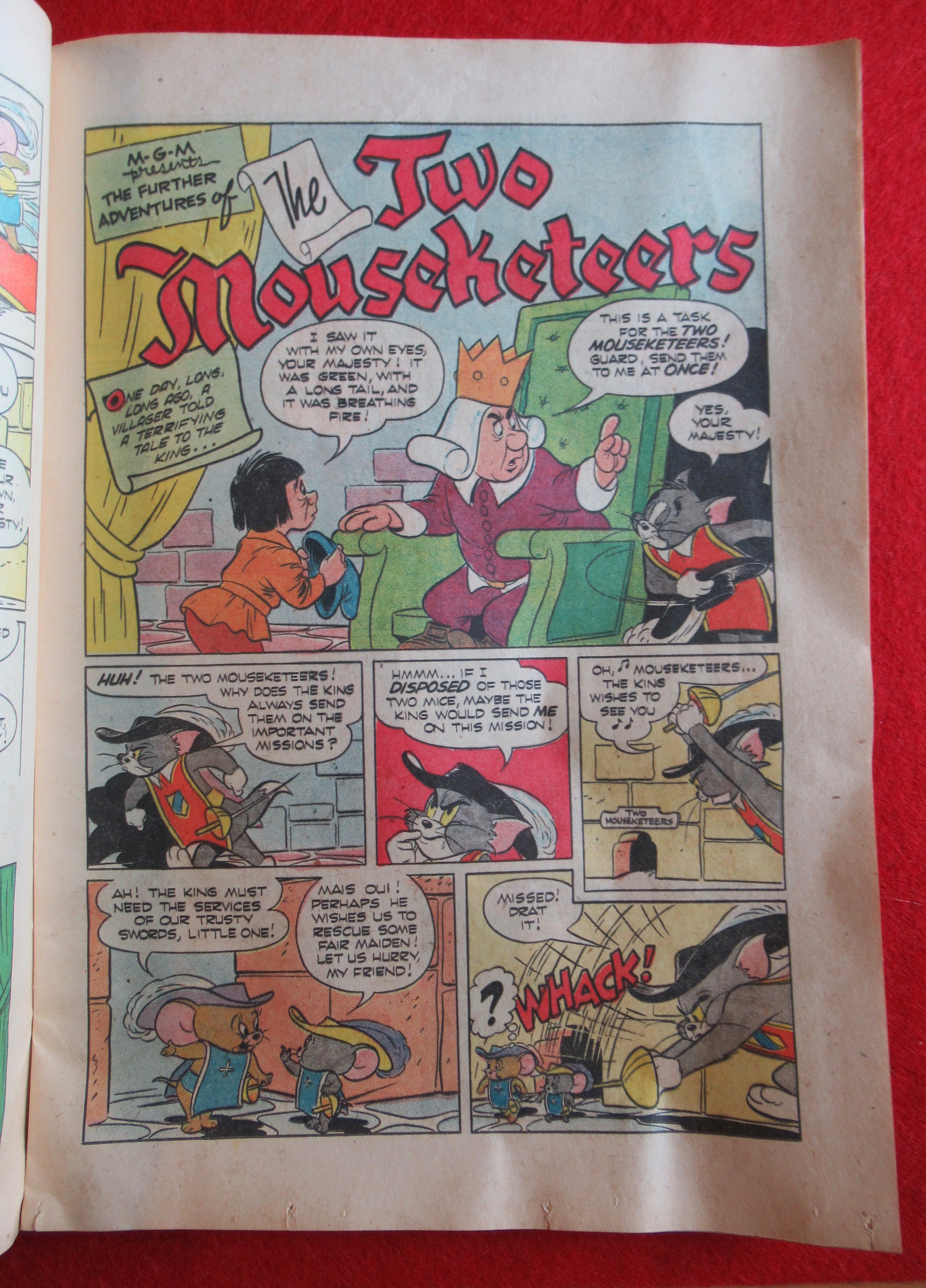 The Two Mouseketeers Comic 1954 Dell Comic