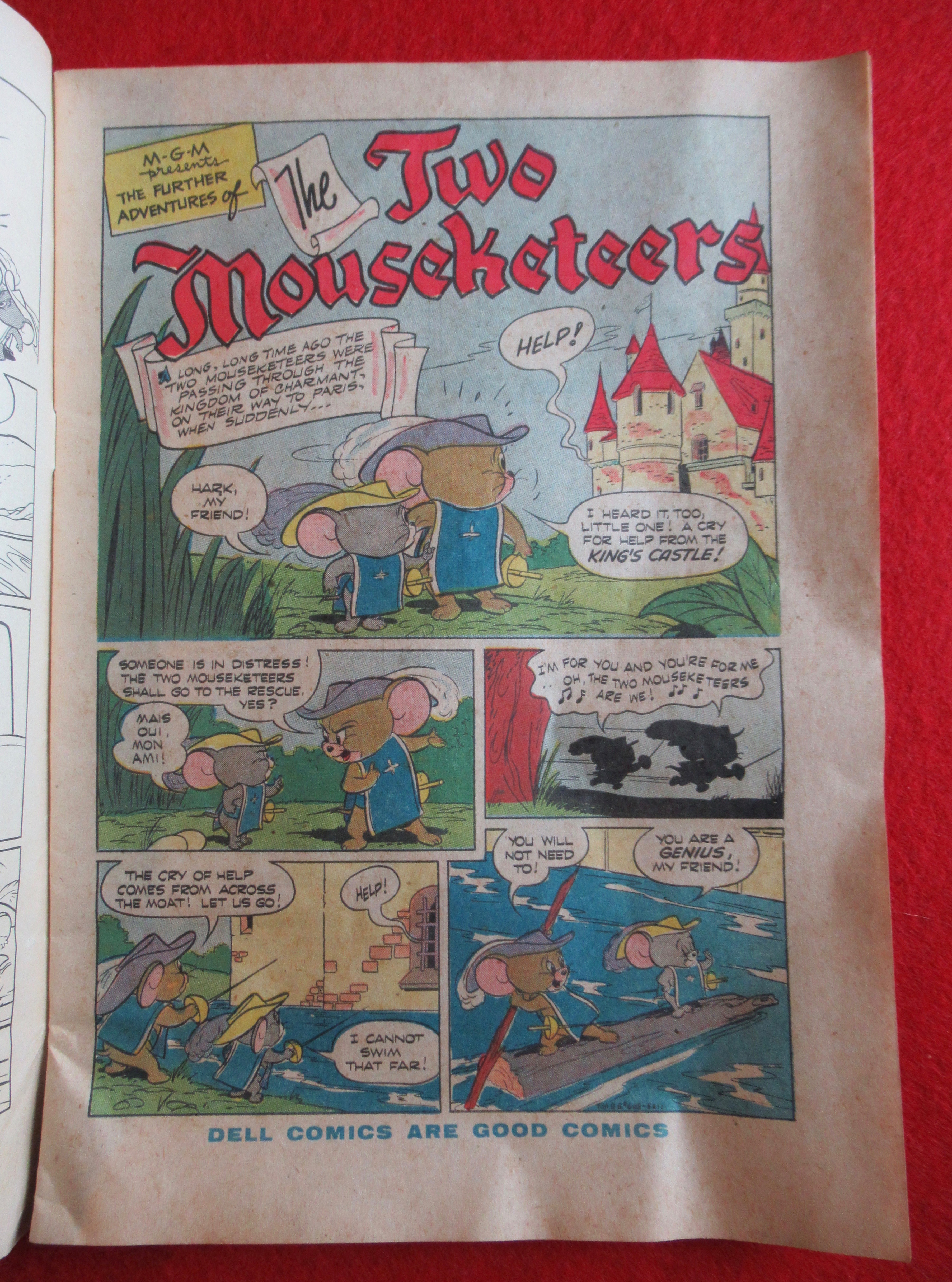 The Two Mouseketeers Comic 1954 Dell Comic
