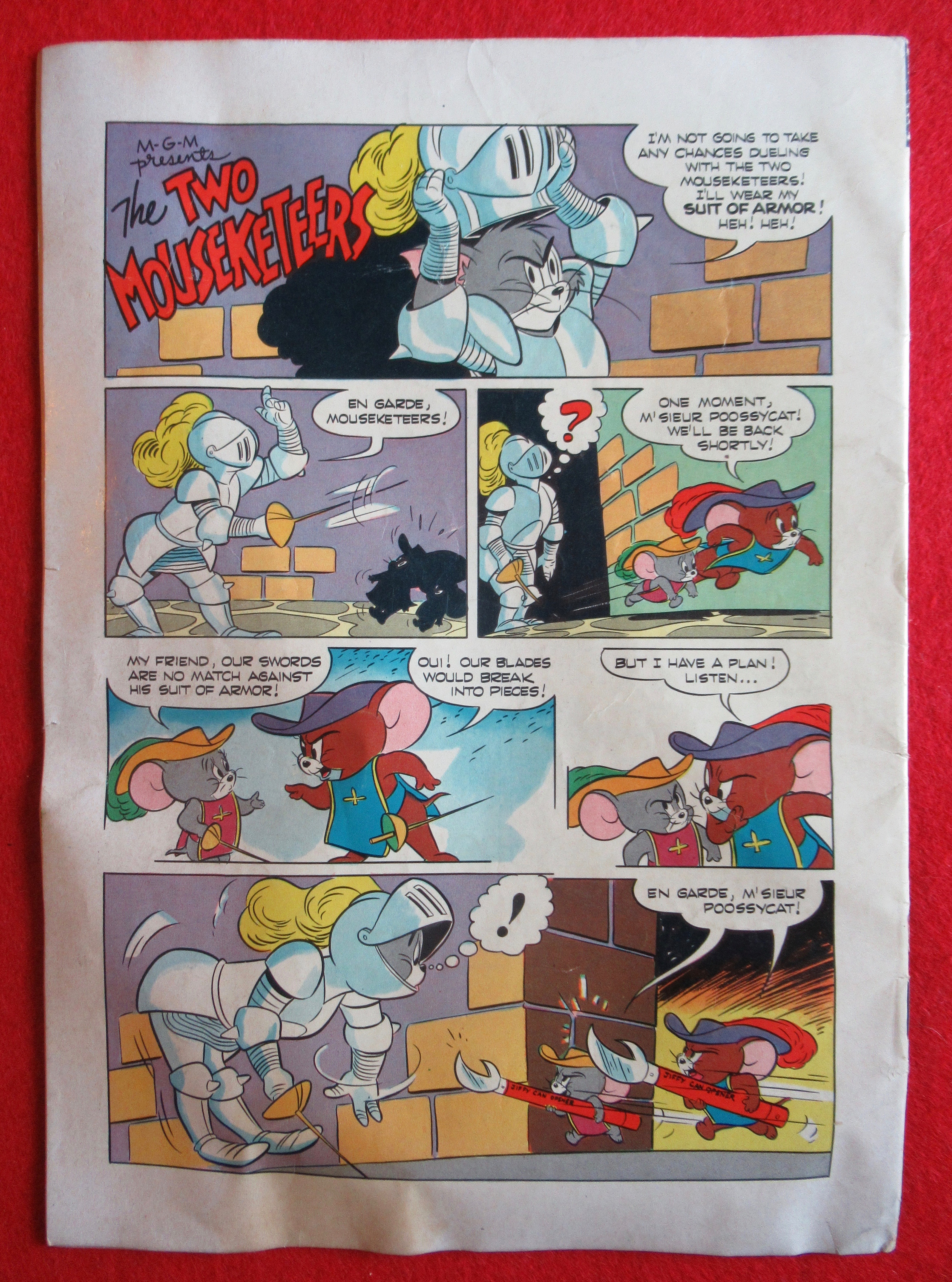 The Two Mouseketeers Comic 1954 Dell Comic