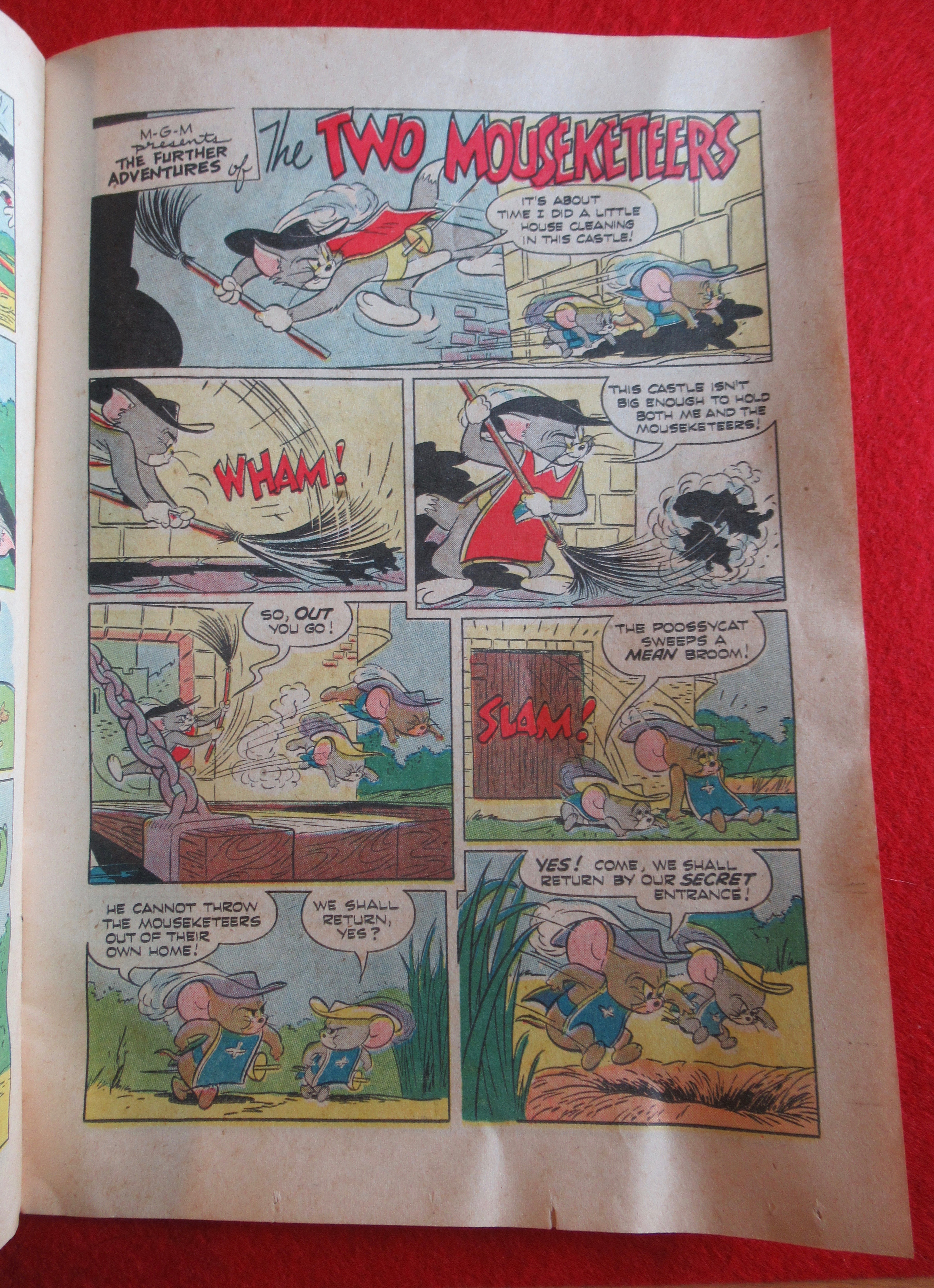 The Two Mouseketeers Comic 1954 Dell Comic