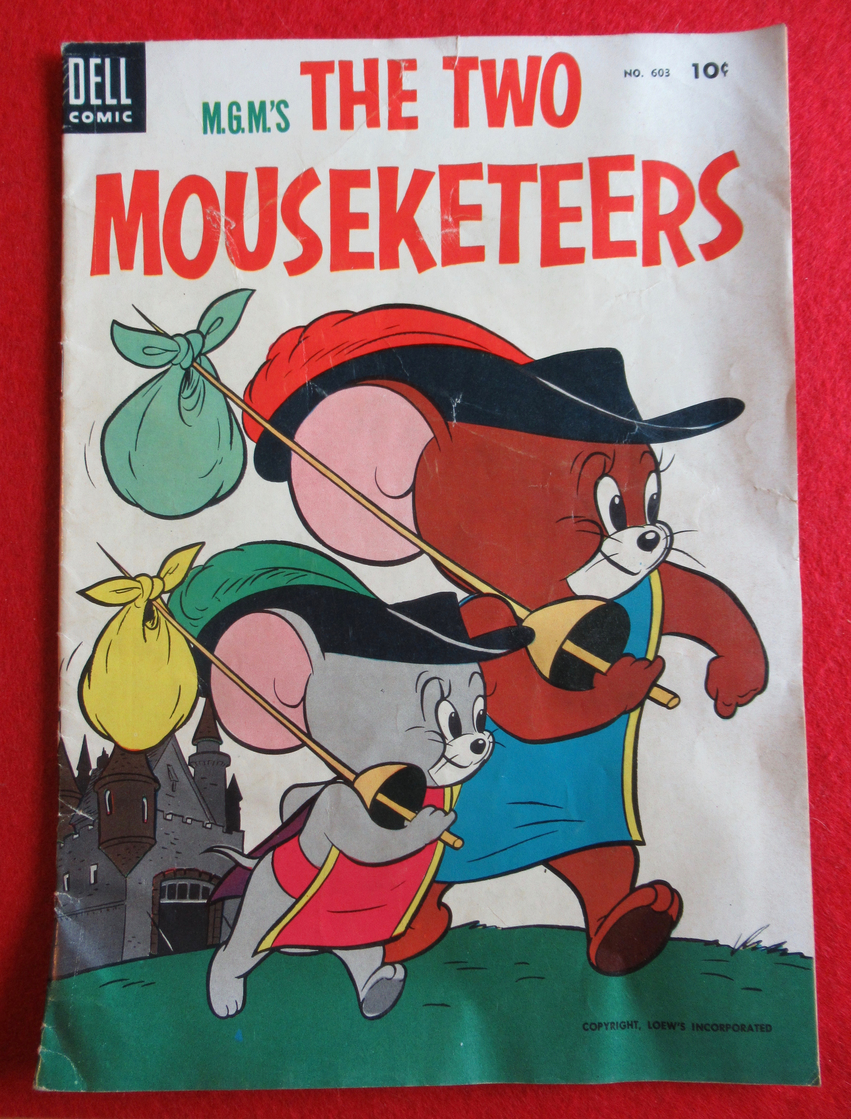 The Two Mouseketeers Comic 1954 Dell Comic