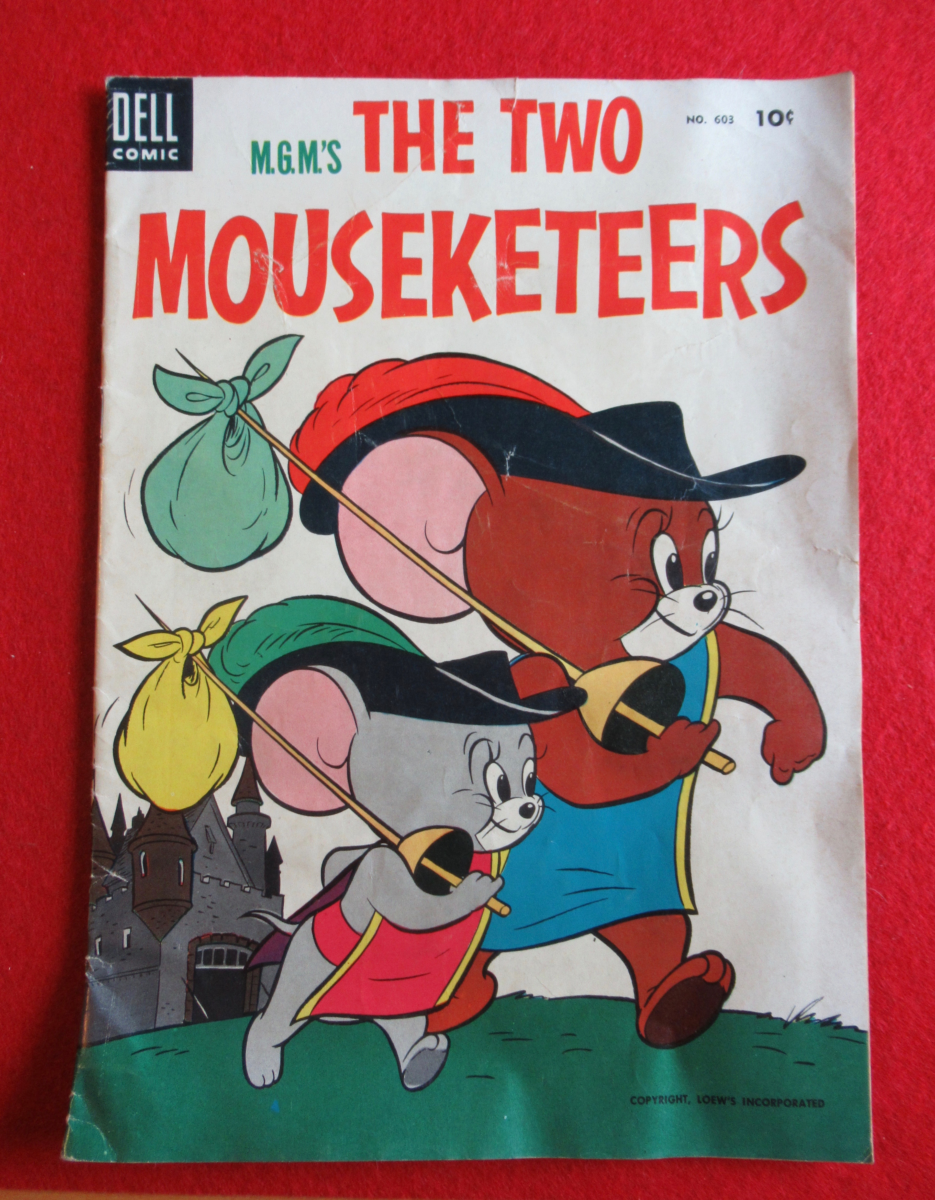 The Two Mouseketeers Comic 1954 Dell Comic