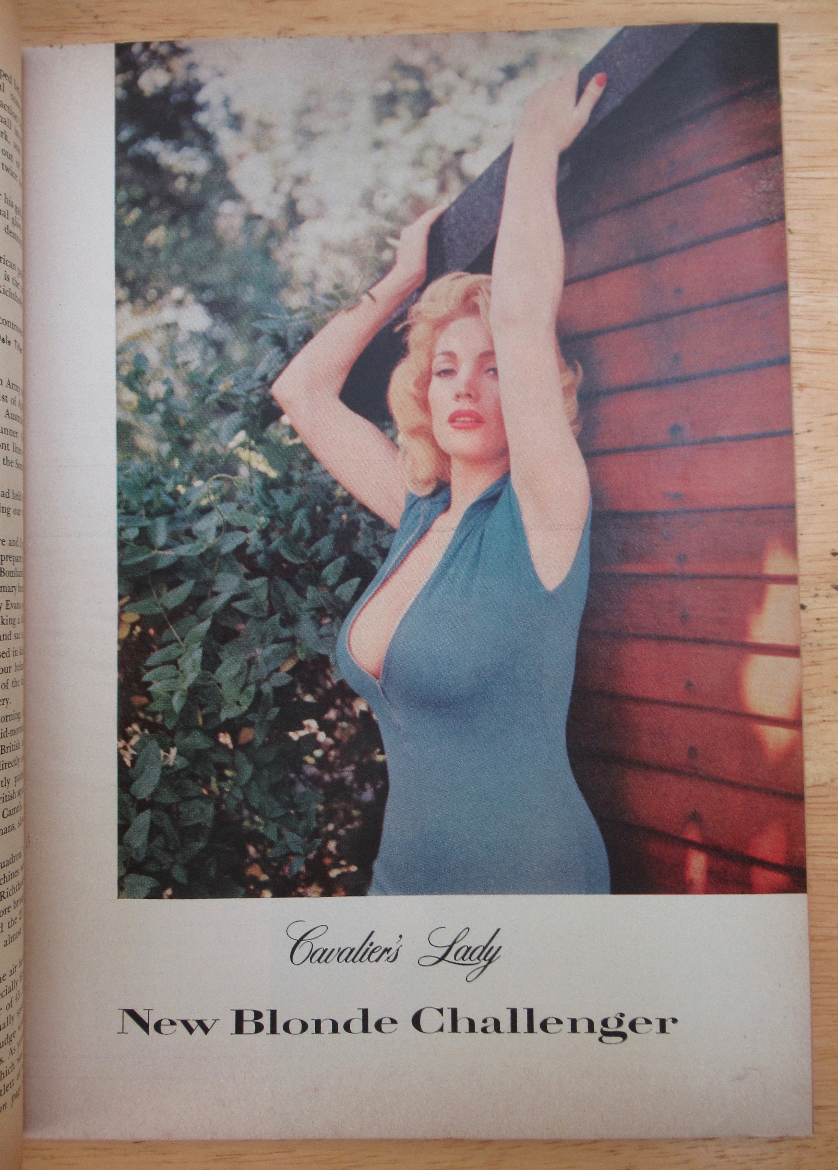 Cavalier Magazine December 1959 Blonde Challenger