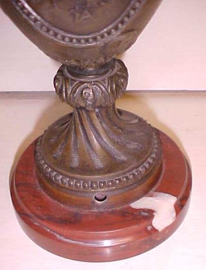 Ornate Urn Lamp Base Paris France