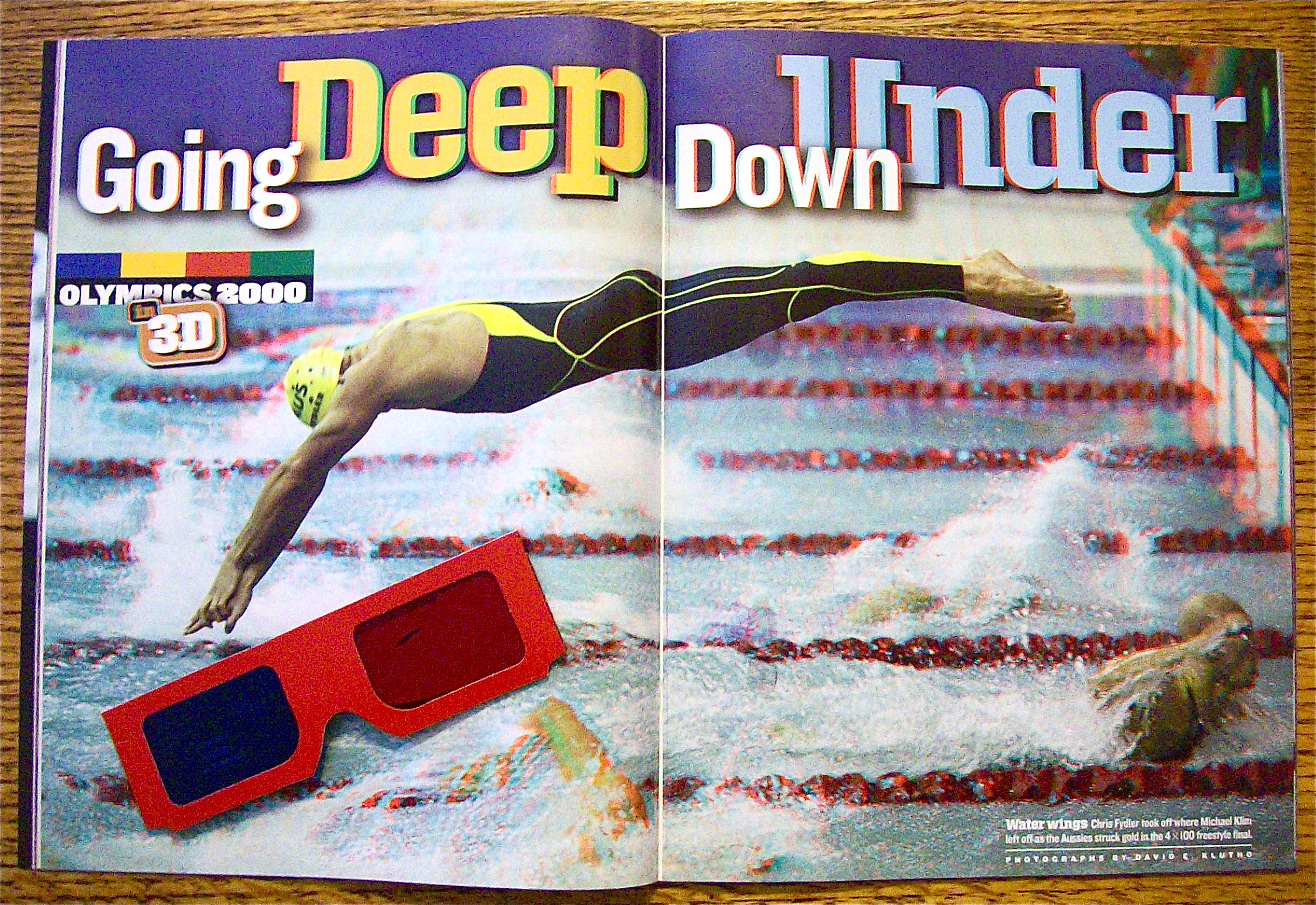 Sport Illustrated Magazine October 18, 2000 3 D Pages