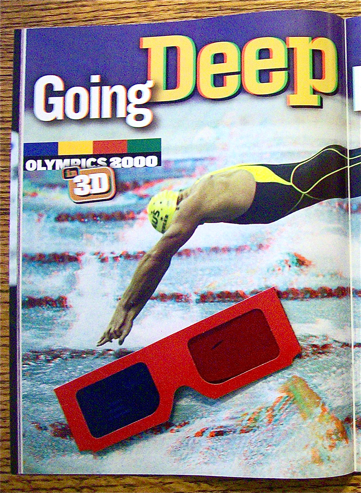 Sport Illustrated Magazine October 18, 2000 3 D Pages
