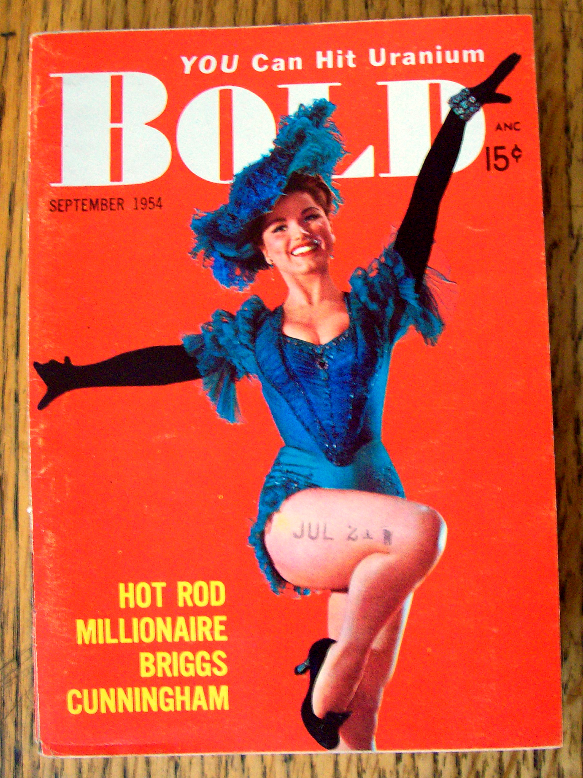 Bold Magazine September 1954 Briggs Cunningham