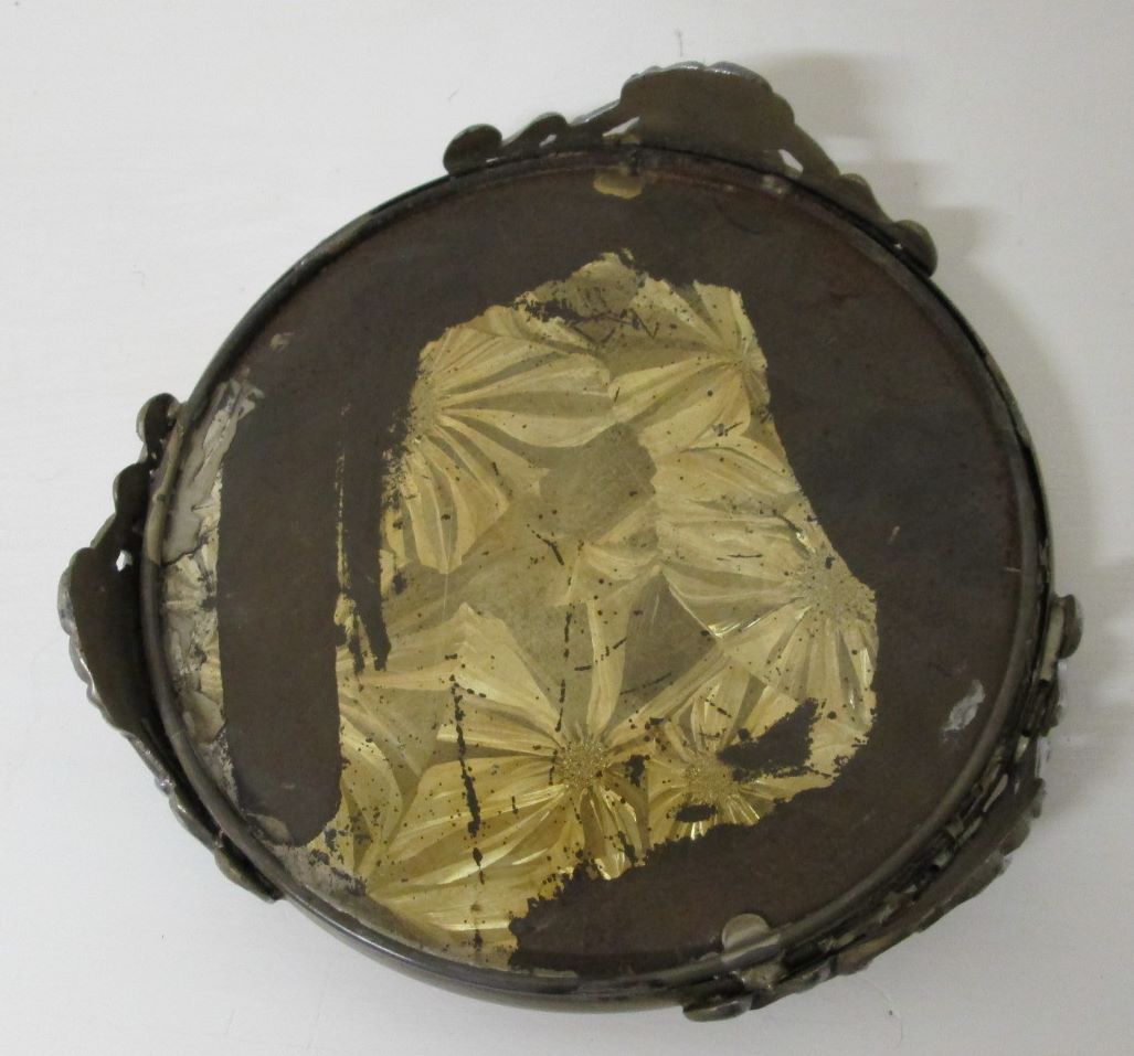 Dresser Mirror Perfume Stand/Tray Beveled Glass