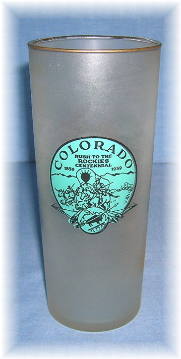 5 Vintage COLORADO TUMBLERS CENTENNIAL
