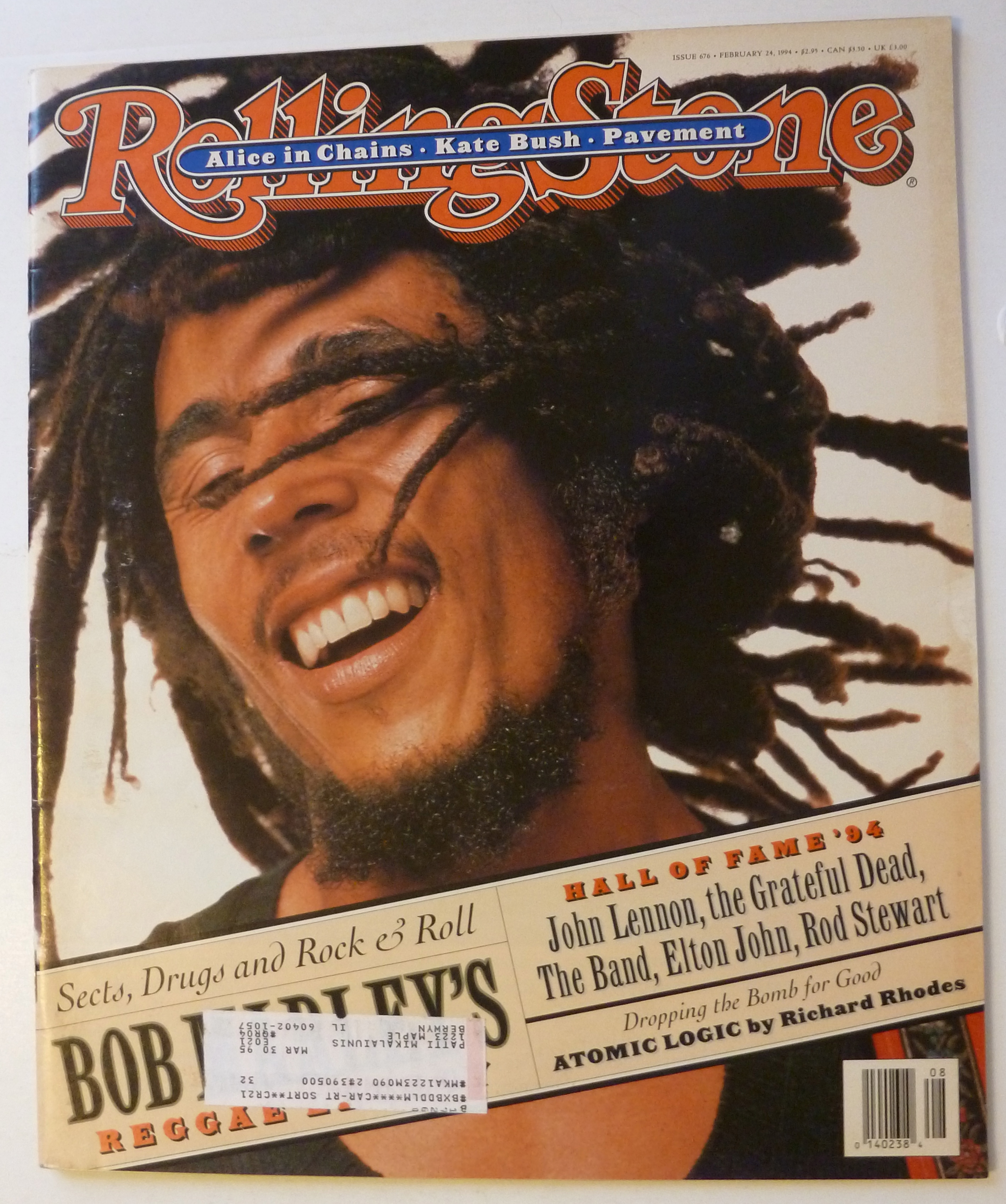 Rolling Stone Magazine February 24, 1994 Bob Marley