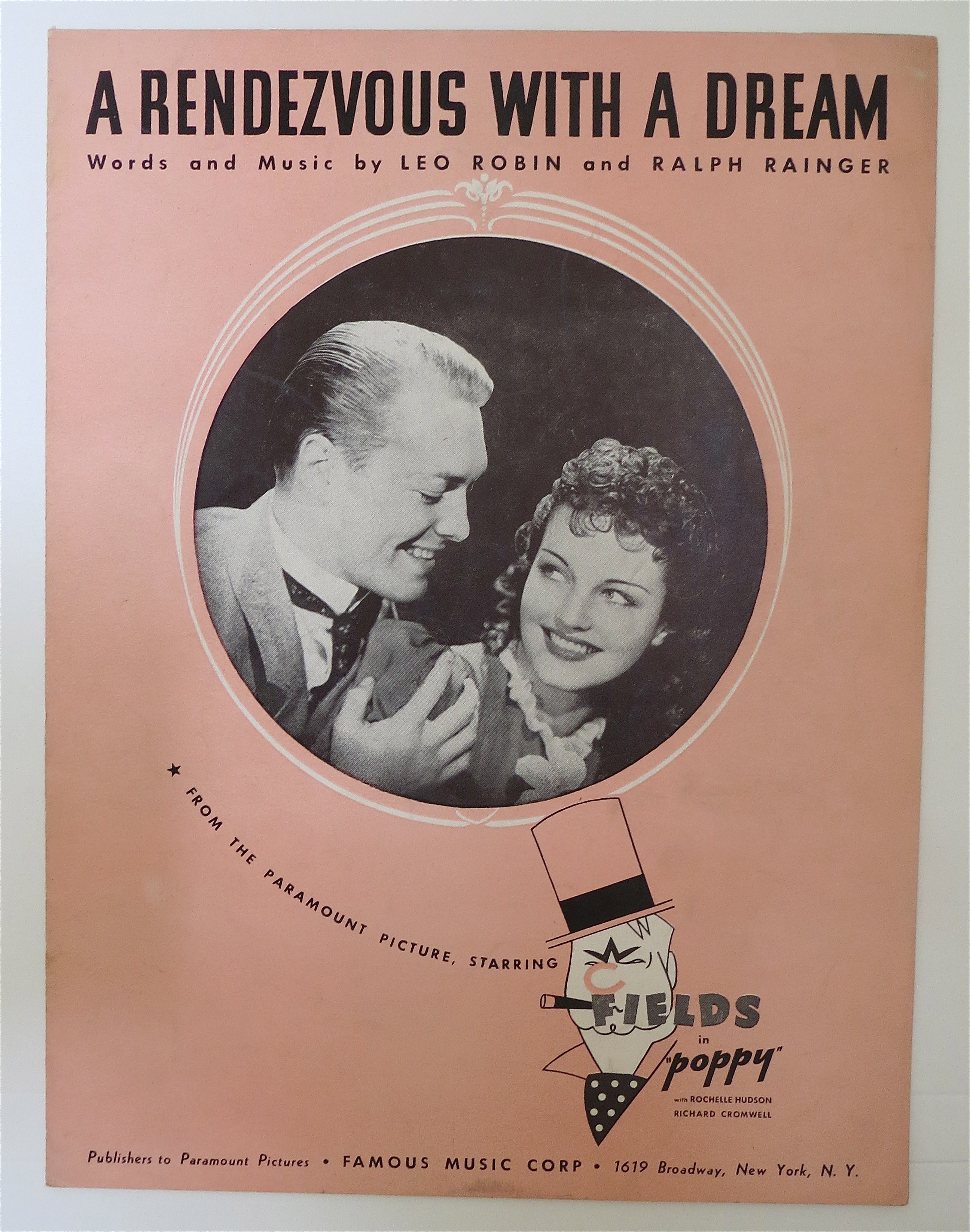 Sheet Music For 1936 A Rendezvous With A Dream