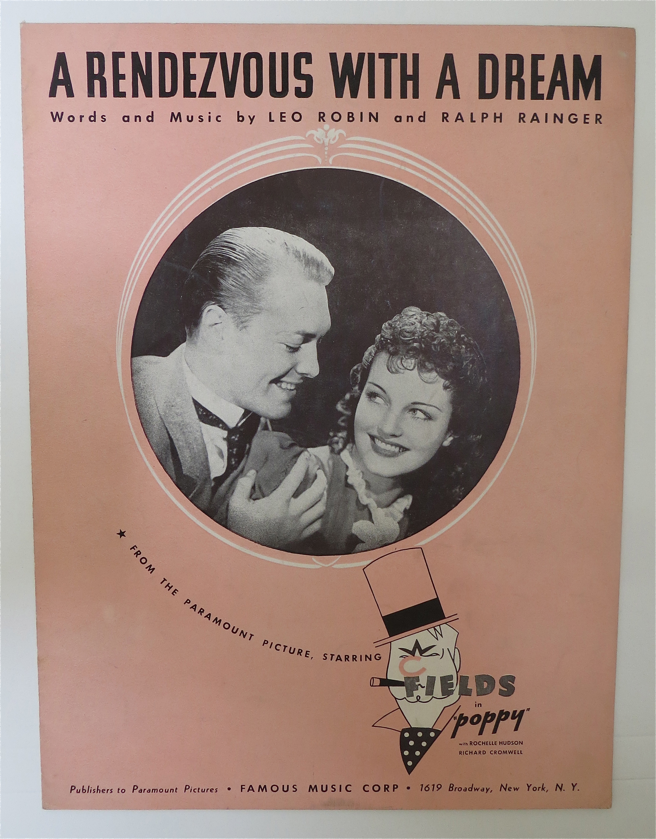 Sheet Music For 1936 A Rendezvous With A Dream