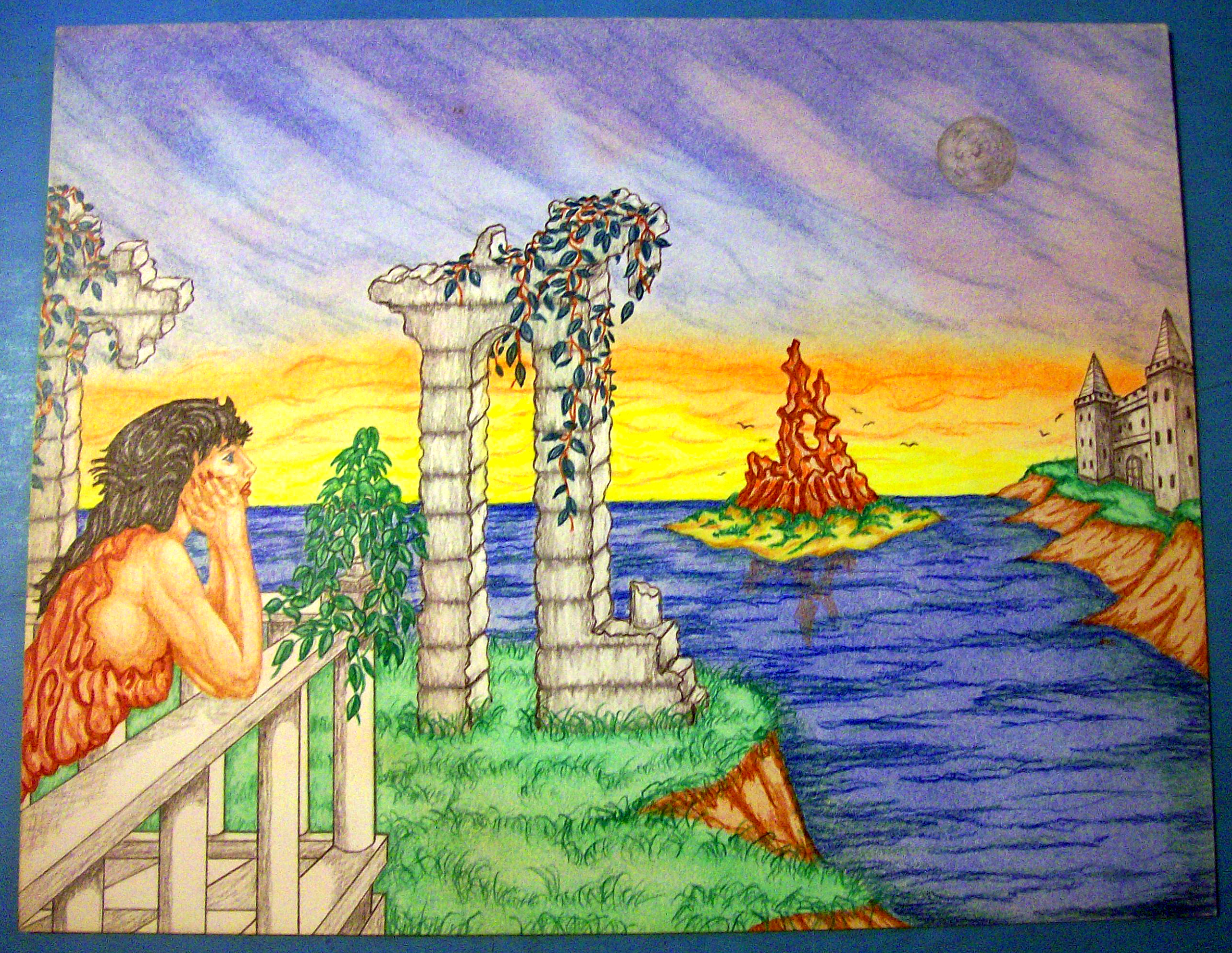 Certain Sort Of Longing - Original Nude Fantasy