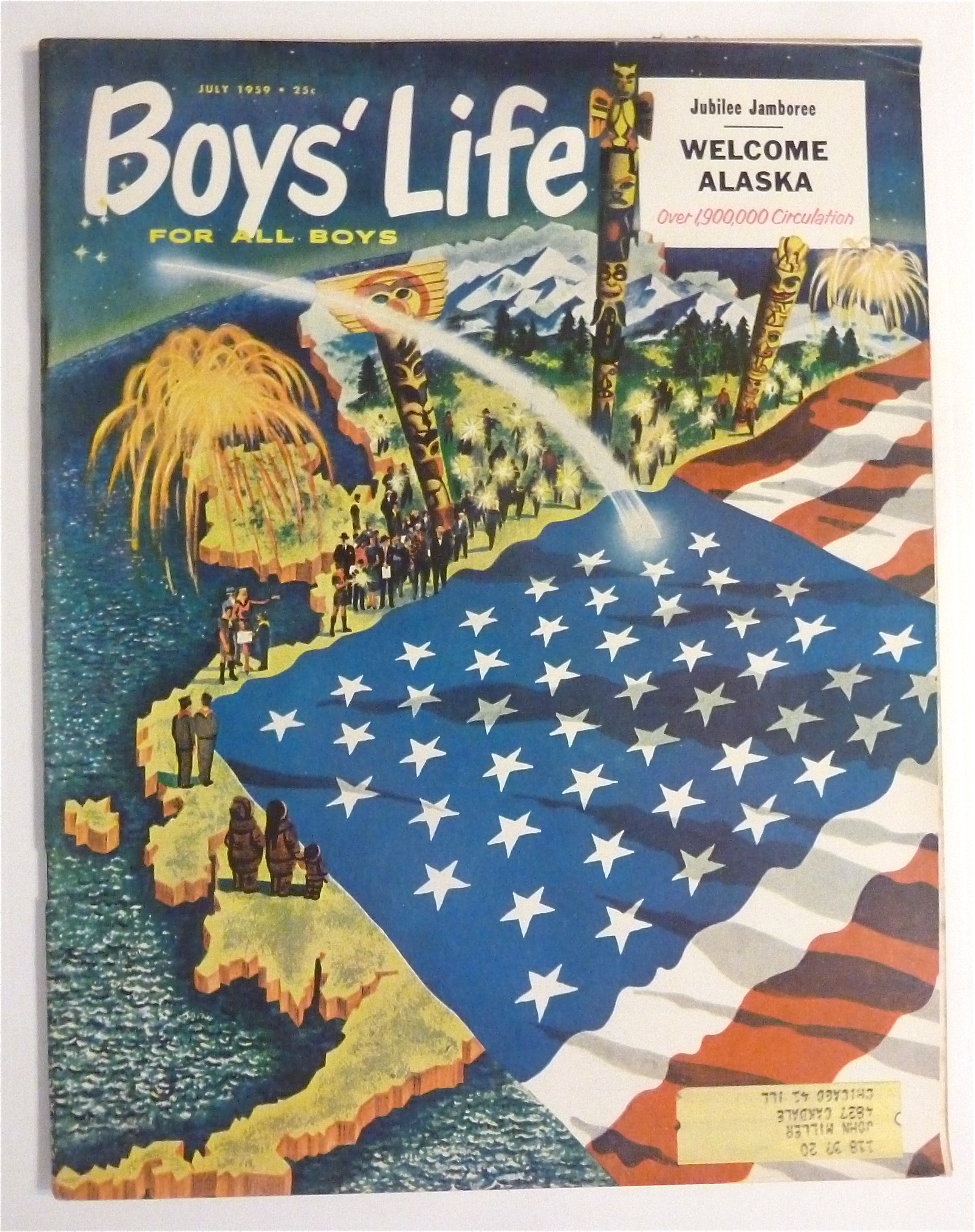 Boys Life Magazine July 1959 Welcome Alaska