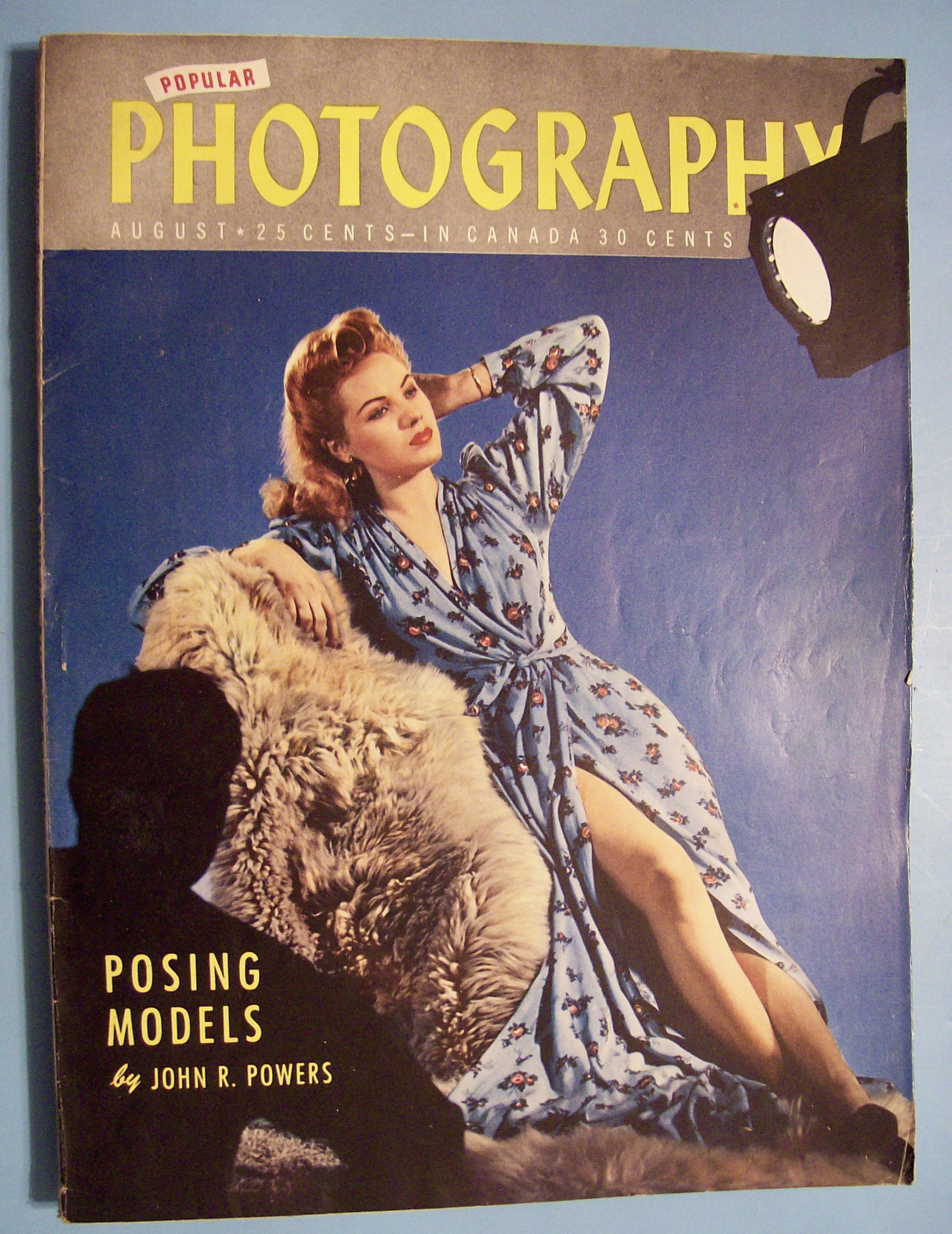 Popular Photography Magazine -August 1944- John Powers