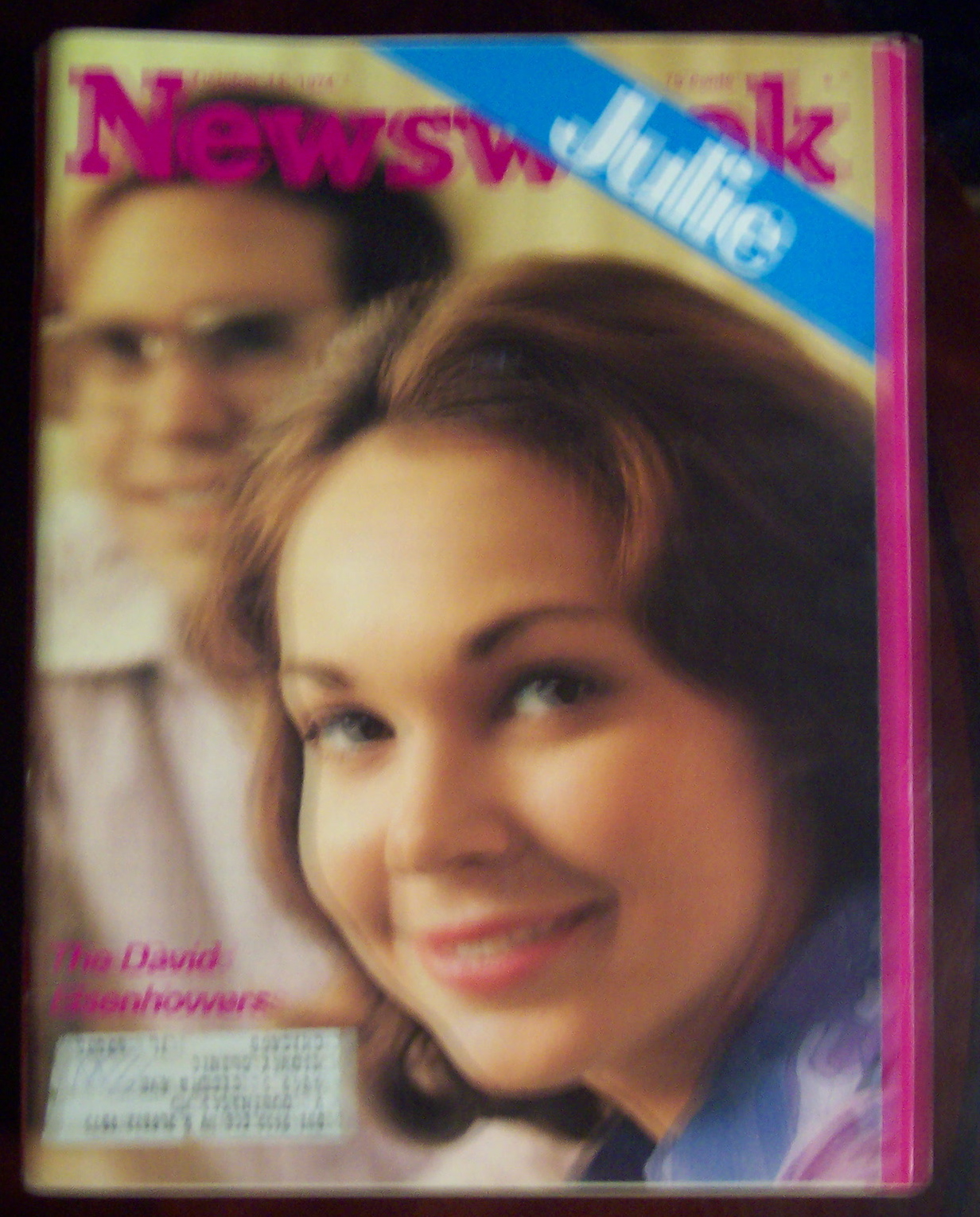 Newsweek Magazine -October 14, 1974- David Eisenhowers