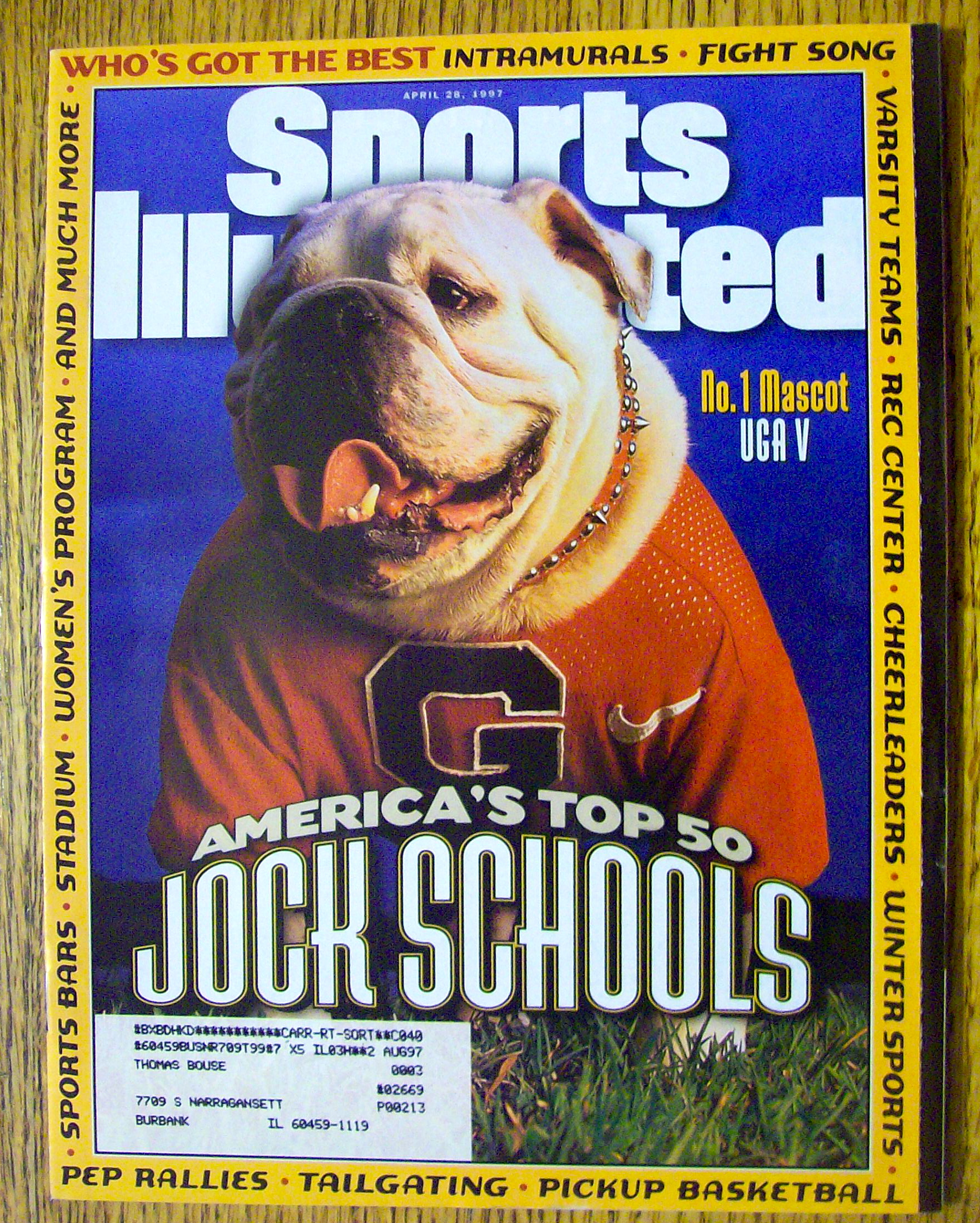 Sports Illustrated Magazine April 28, 1997 Jock Schools