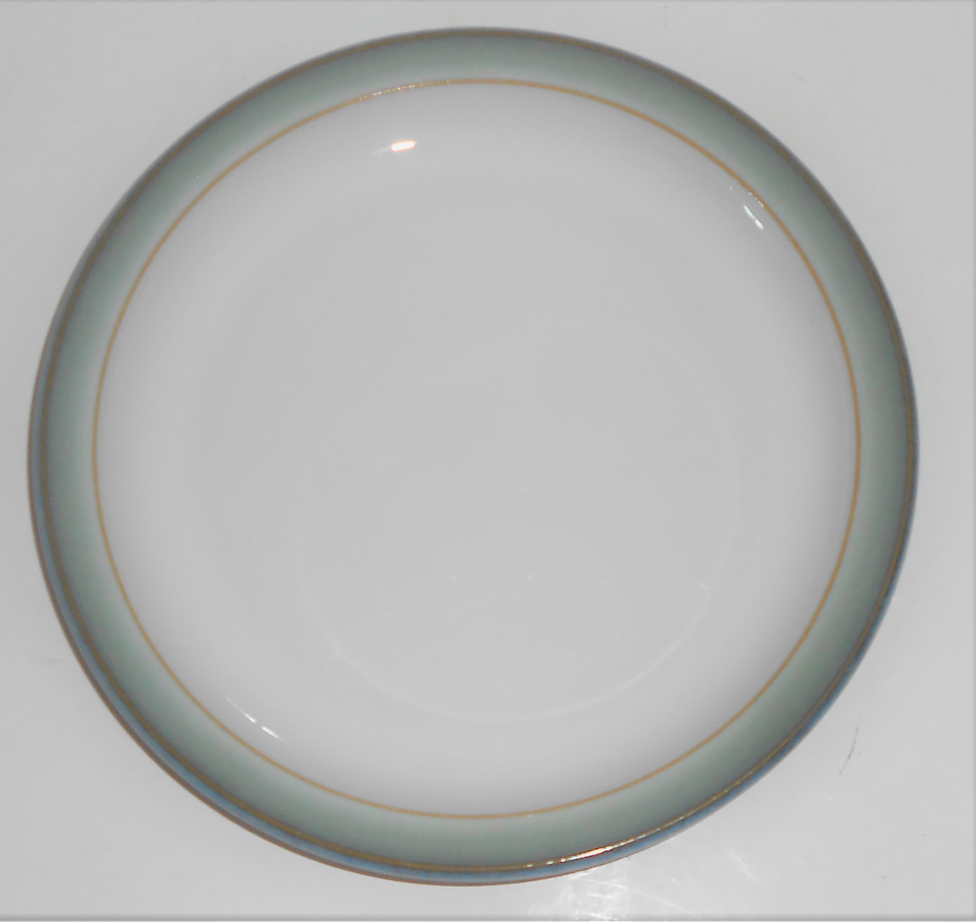 Denby Pottery Stoneware Regency Green Bread Plate