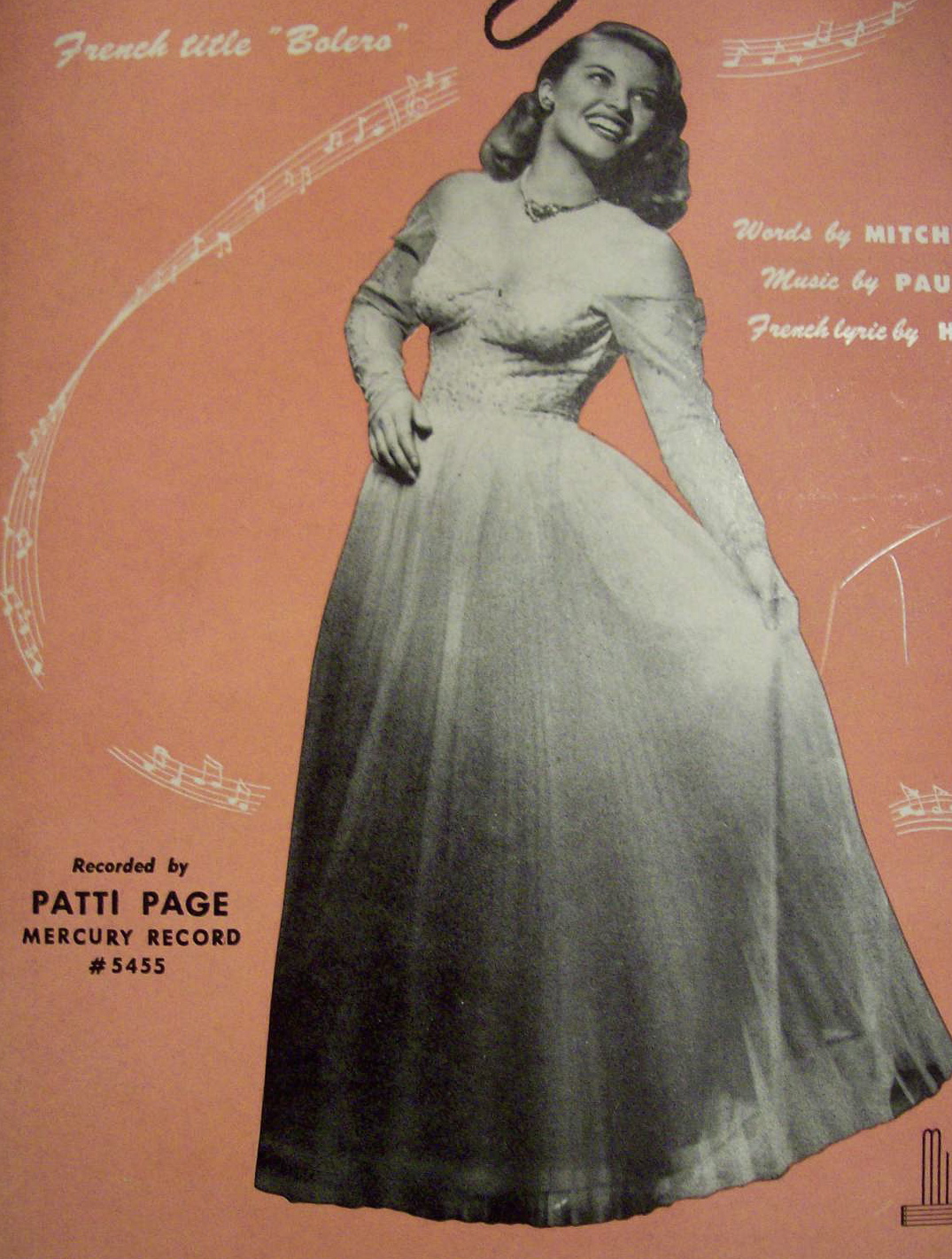 Sheet Music For 1950 All My Love