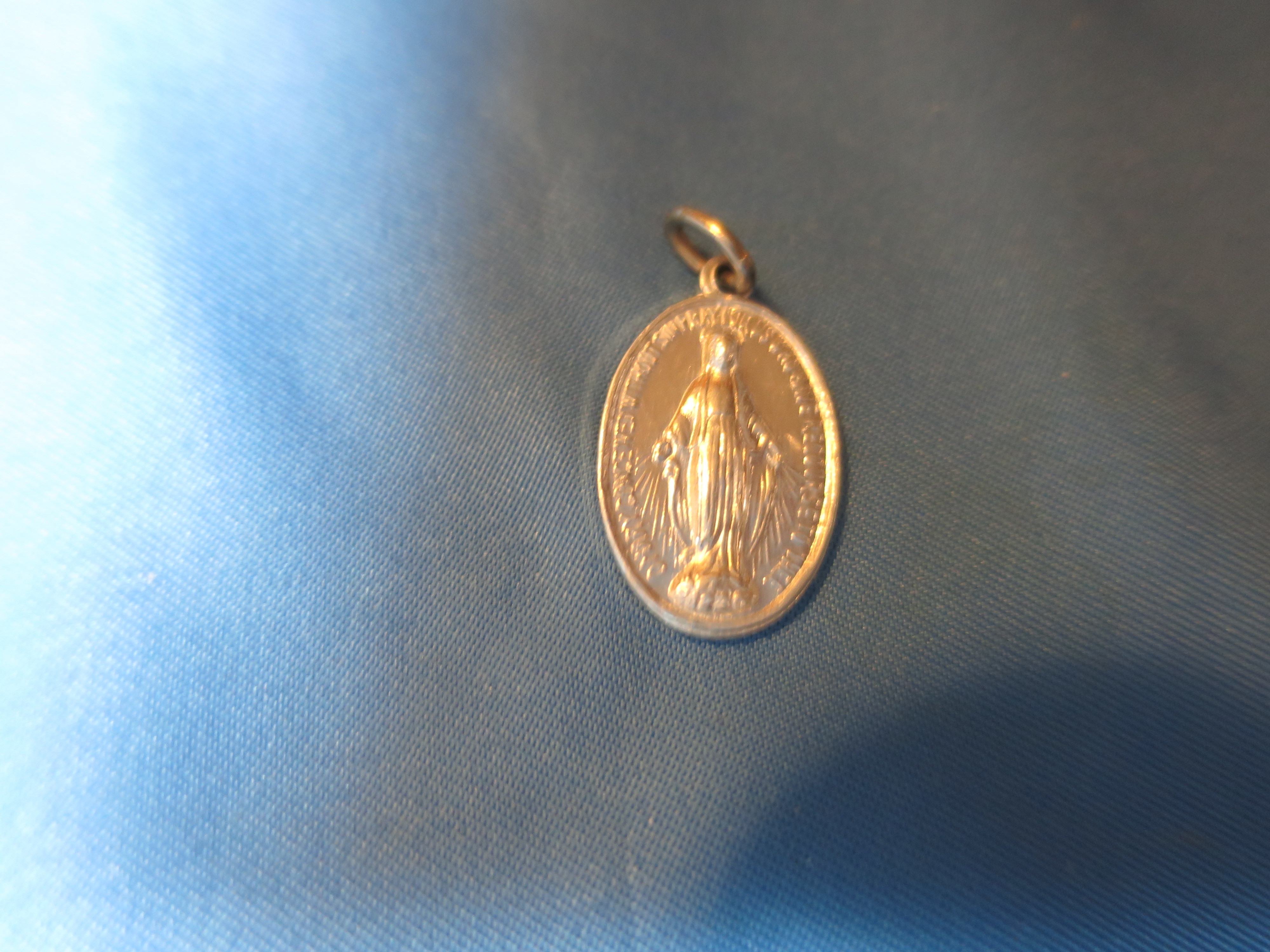 Vintage Medal O Mary Conceived without Sin Pray for Us Who