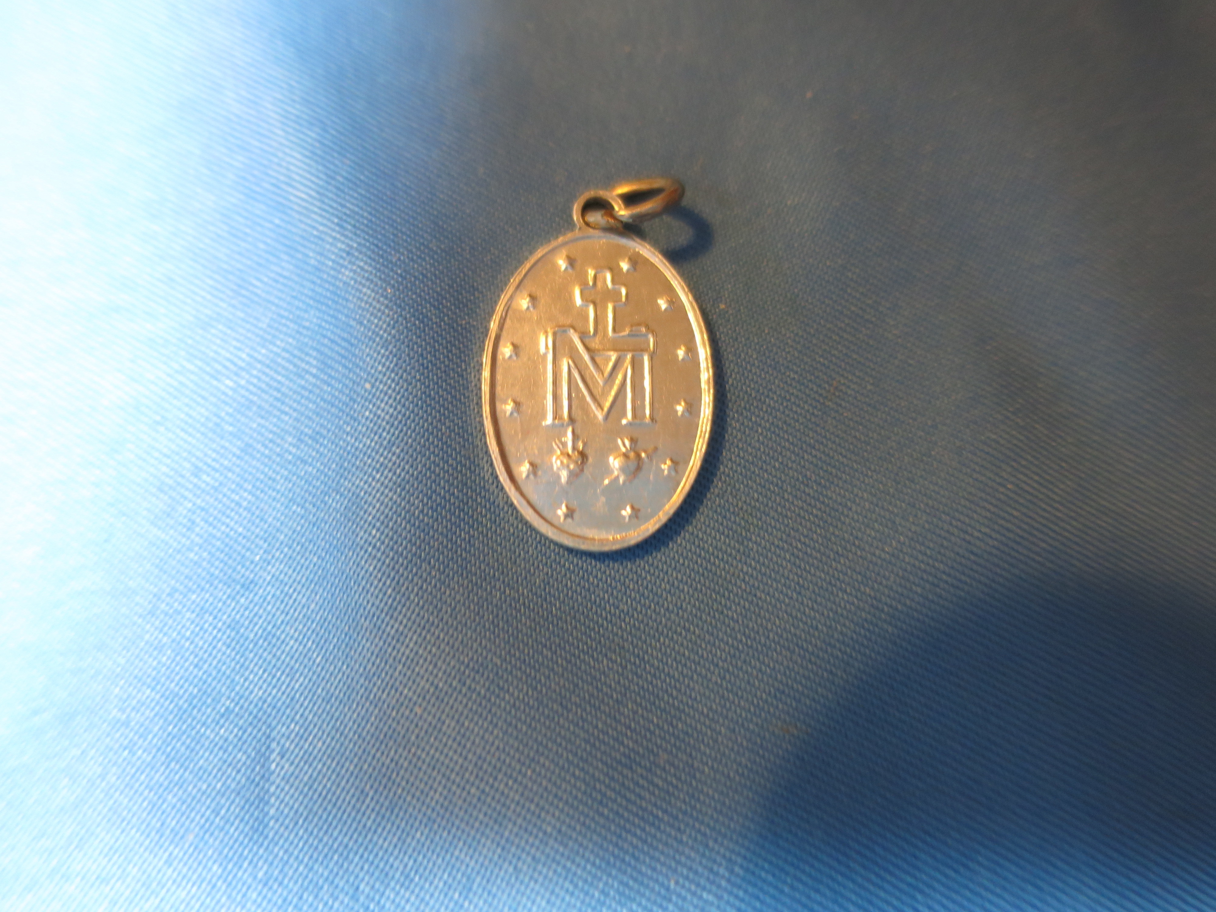 Vintage Medal O Mary Conceived without Sin Pray for Us Who