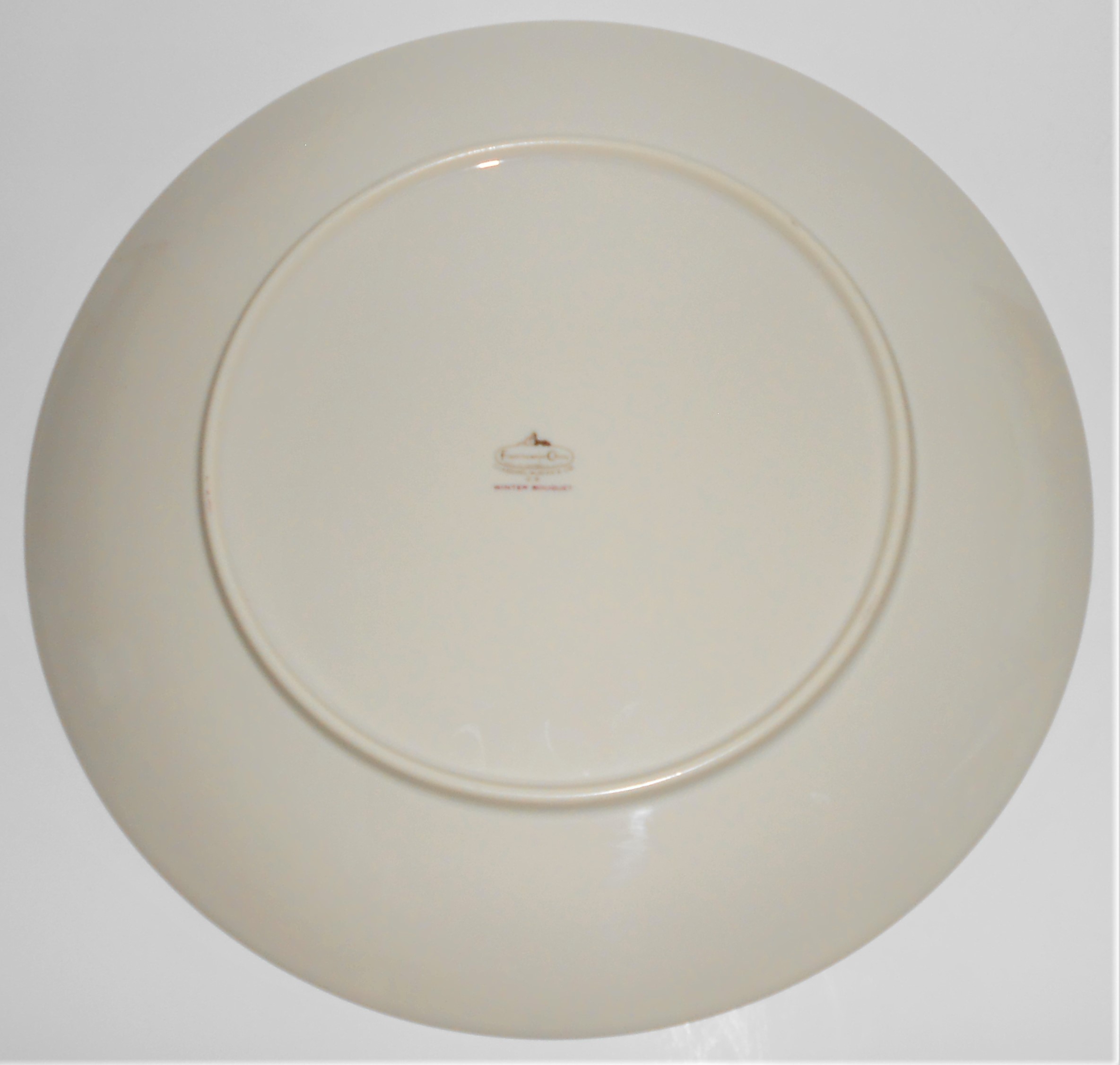 Franciscan Pottery China Winter Bouquet Dinner Plate