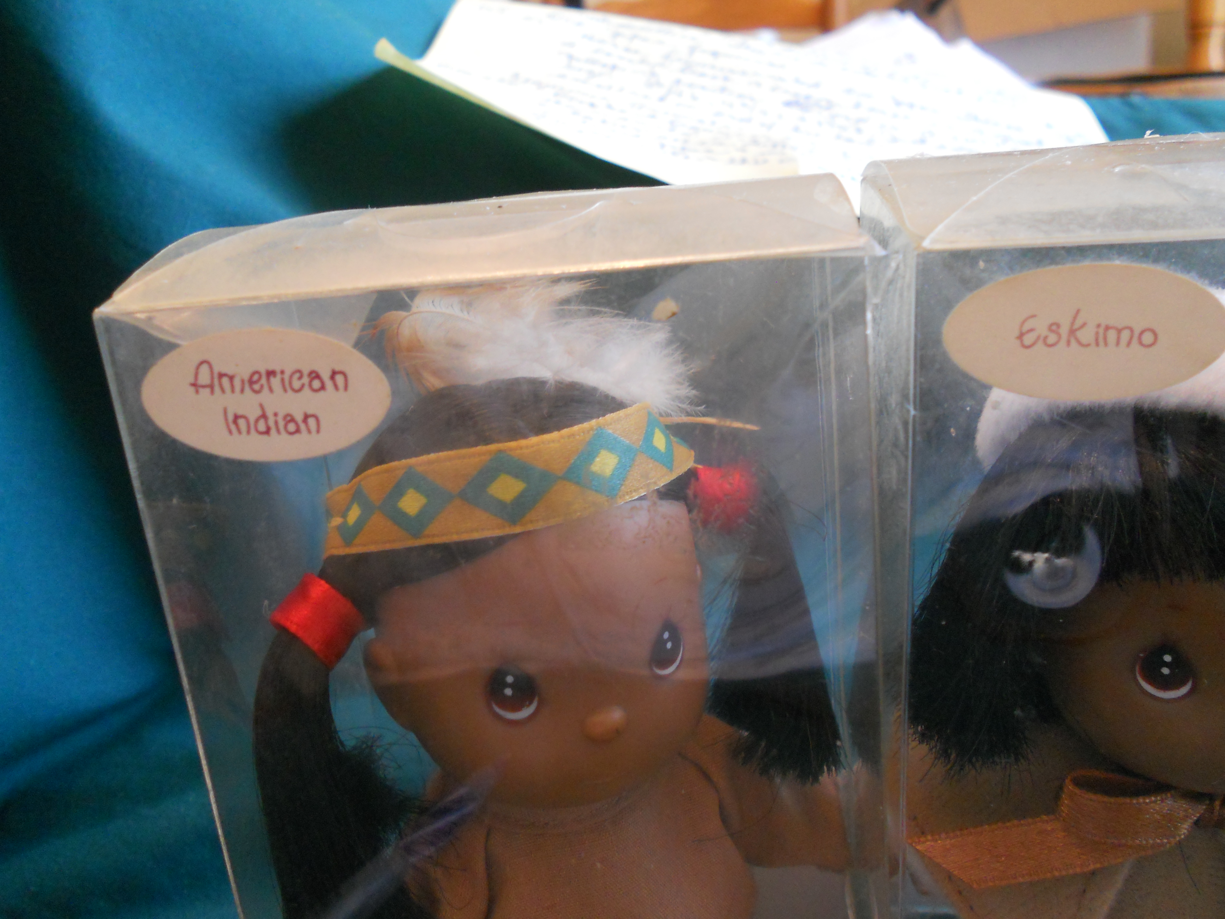 Precious Moments Dolls Eskimo American Indian