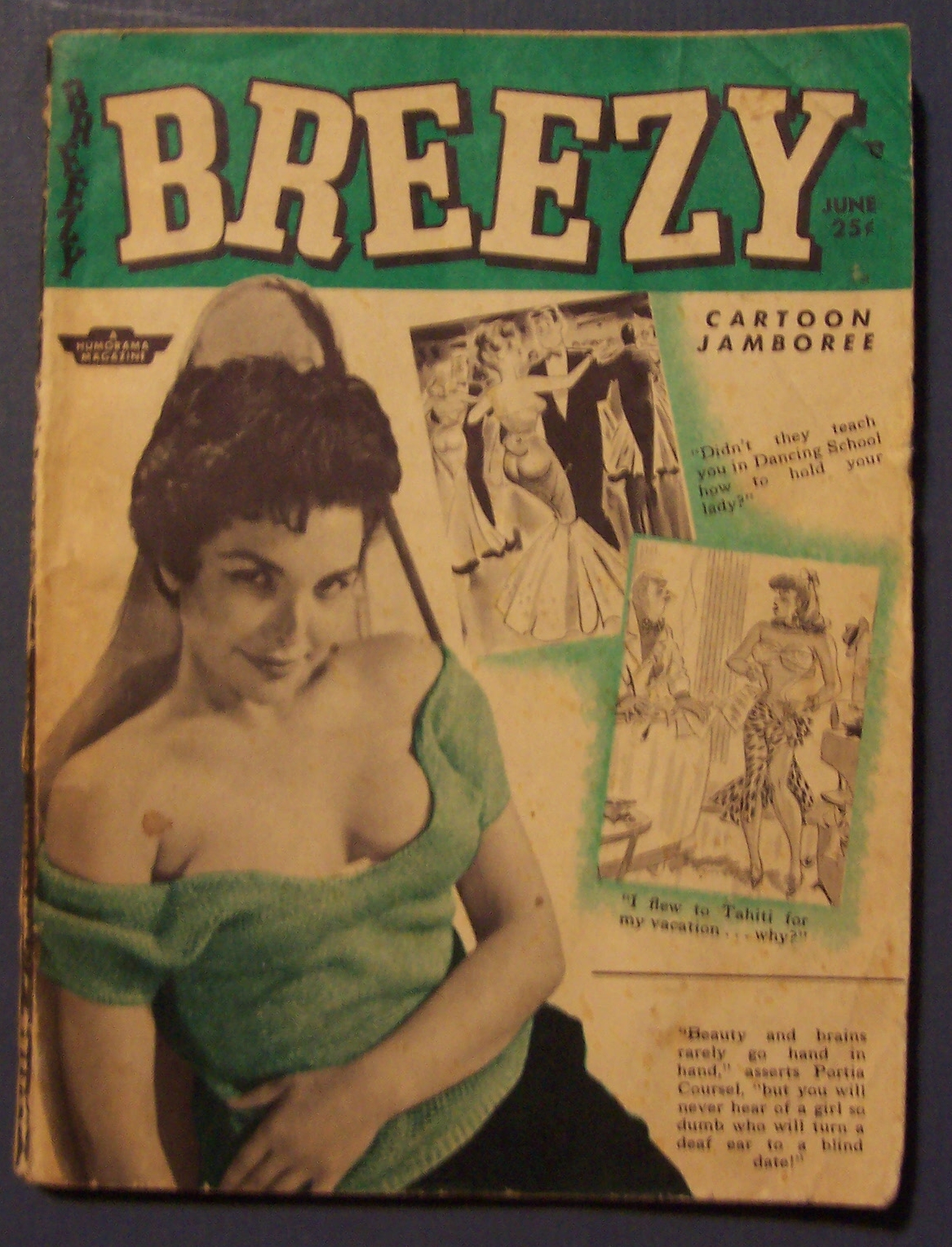 Breezy Magazine - June 1955 - Betty Page