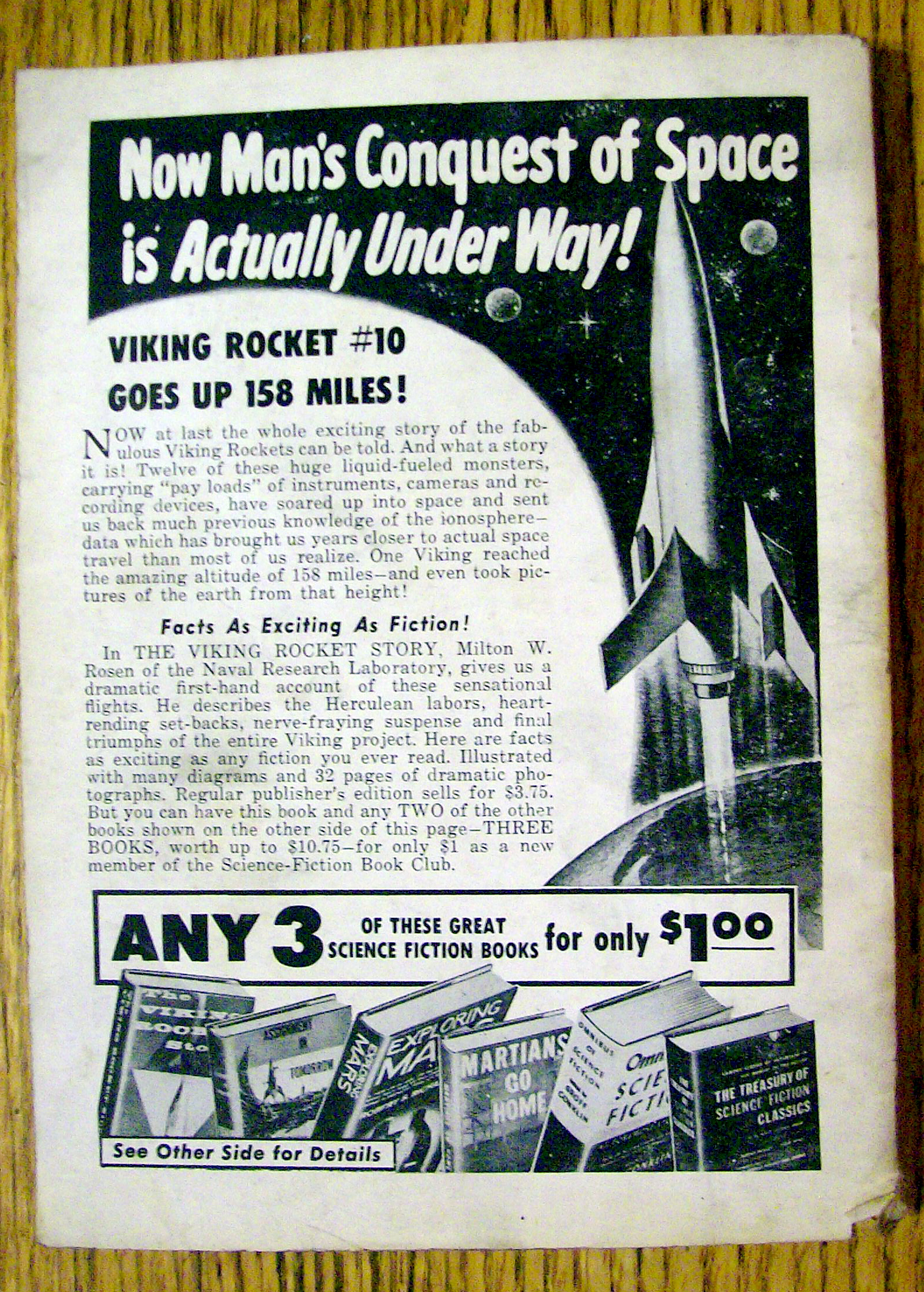 Amazing Stories Magazine June 1956 Underneath