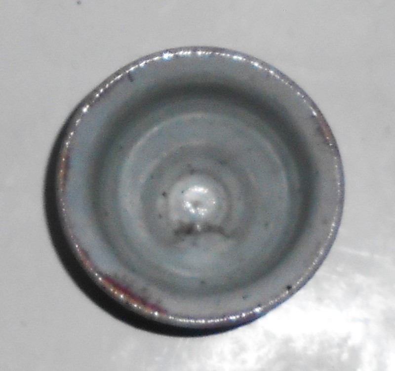 EARLY Bruning Studio Pottery Seattle Lavender Wheel Thrown Flower Pot w/Saucer