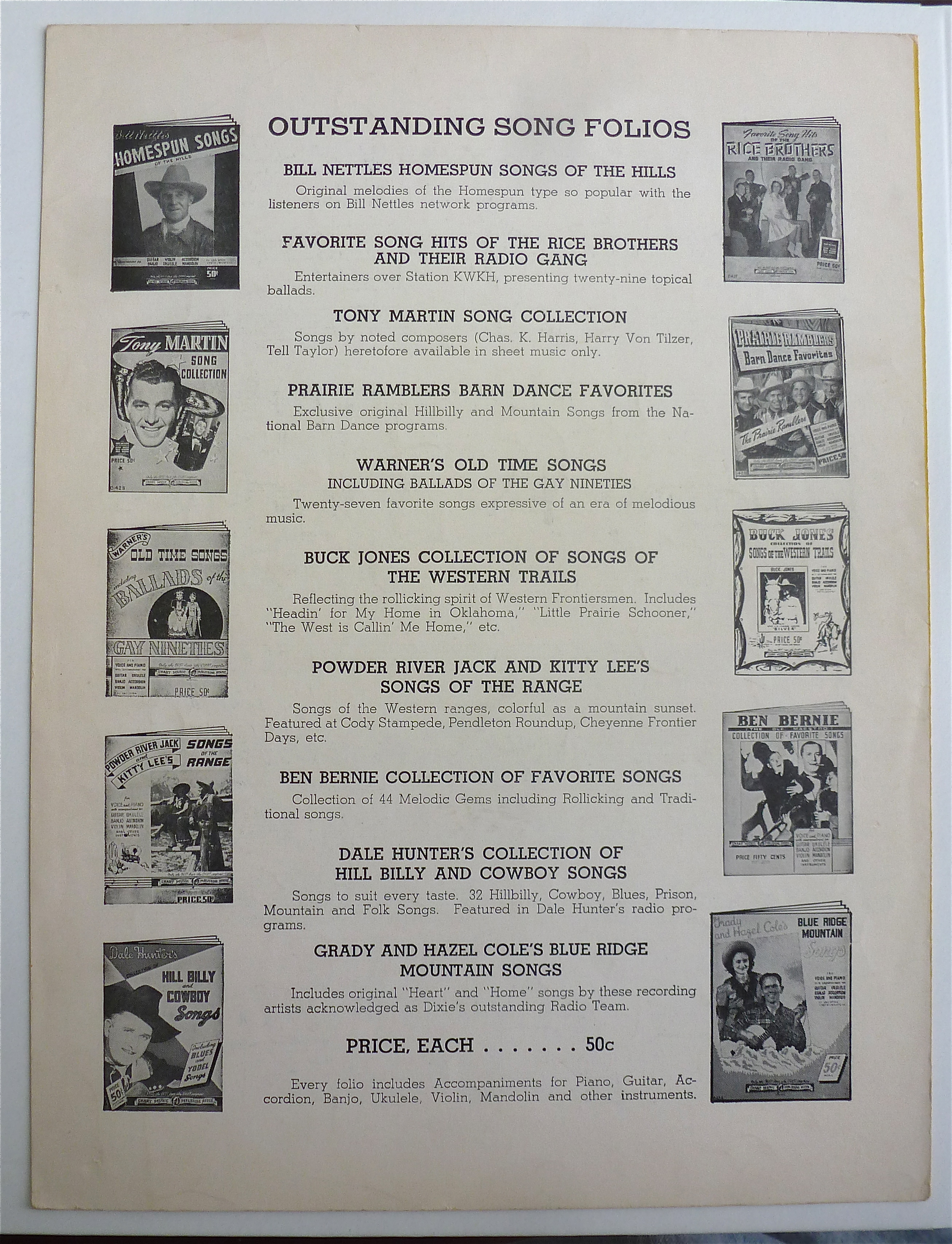 Sheet Music For 1945 Brahm's Lullaby (Cradle Song)