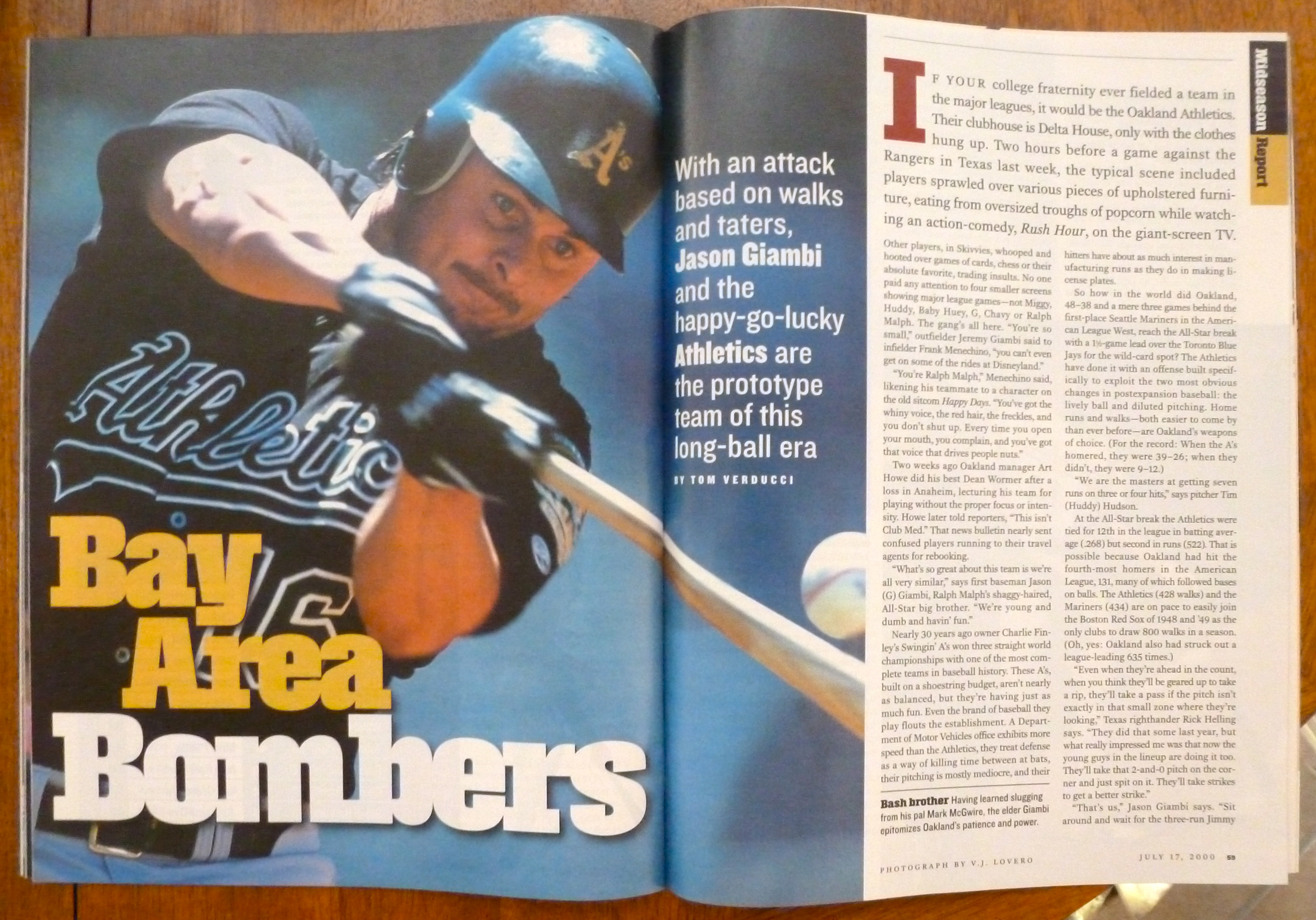 Sports Illustrated Magazine - July 17, 2000