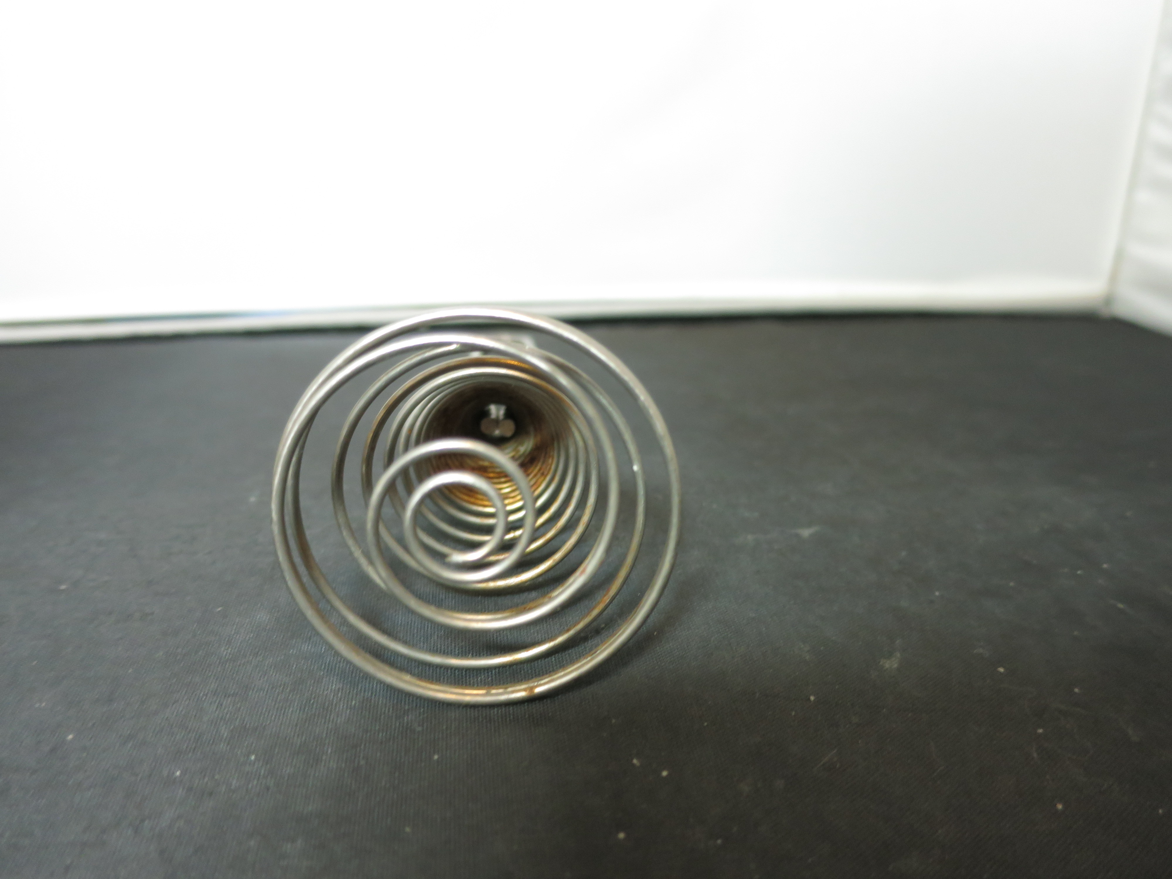 Antique Wire Whisk Coil Metal Egg Beater