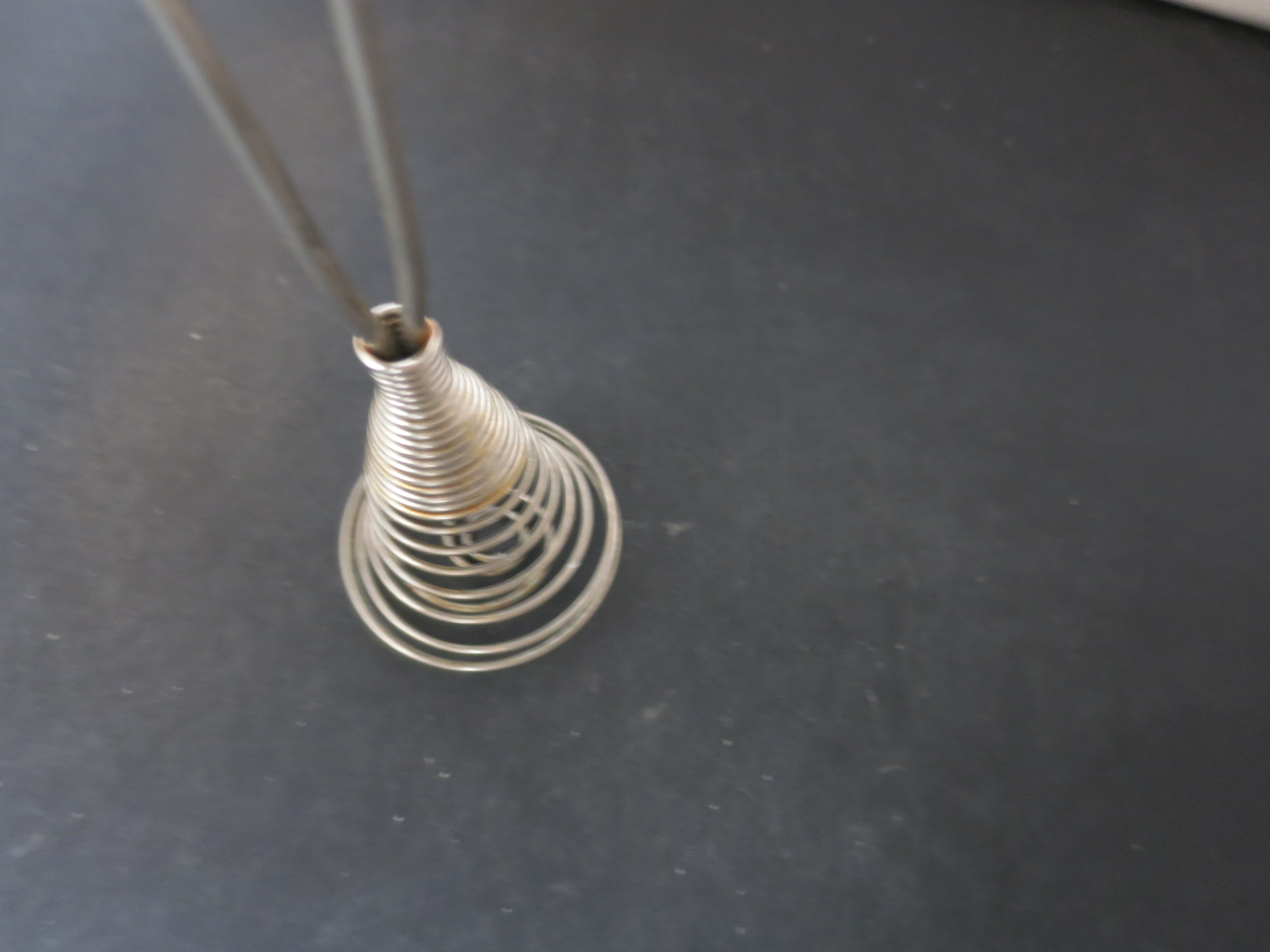 Antique Wire Whisk Coil Metal Egg Beater