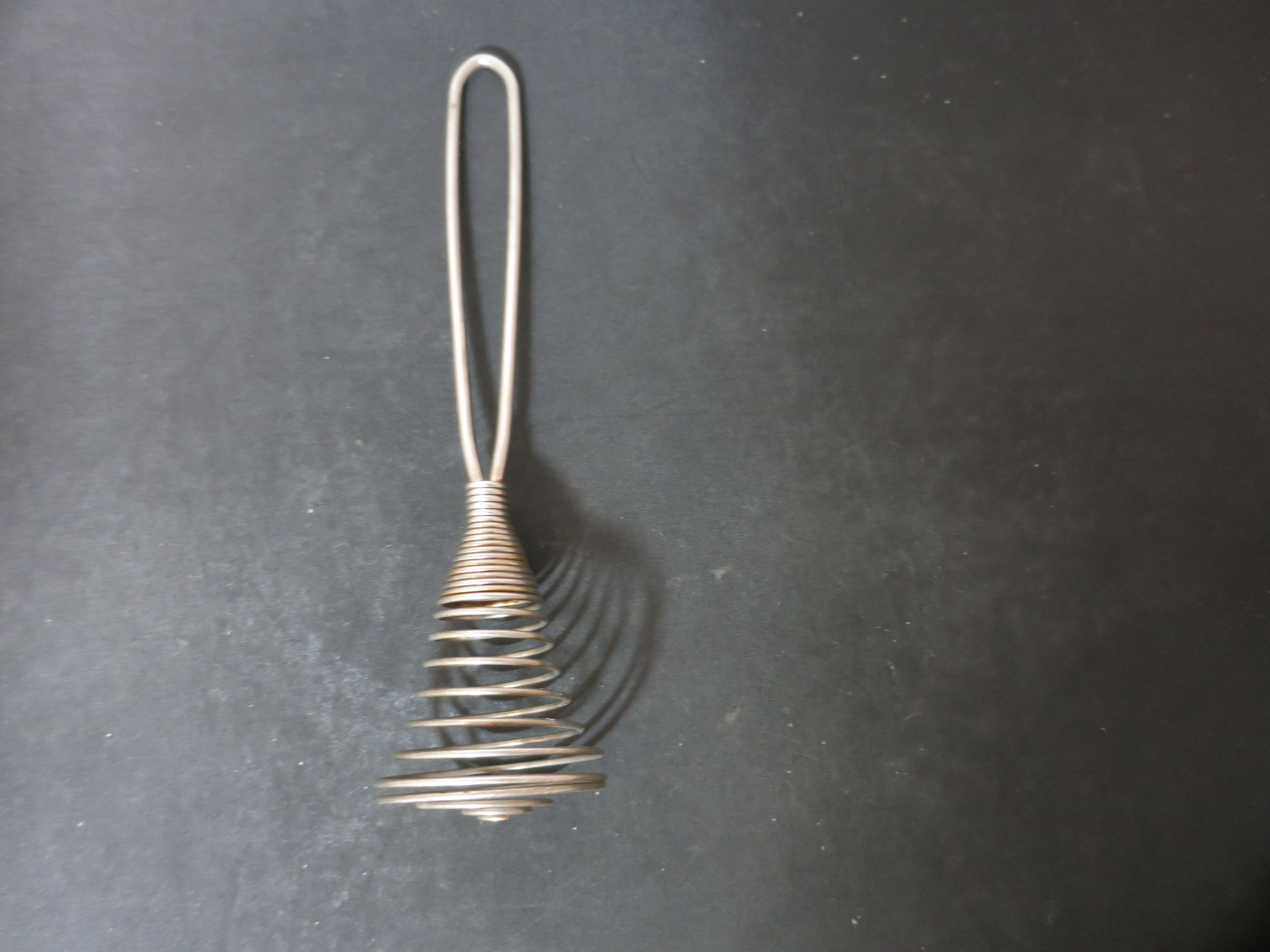Antique Wire Whisk Coil Metal Egg Beater