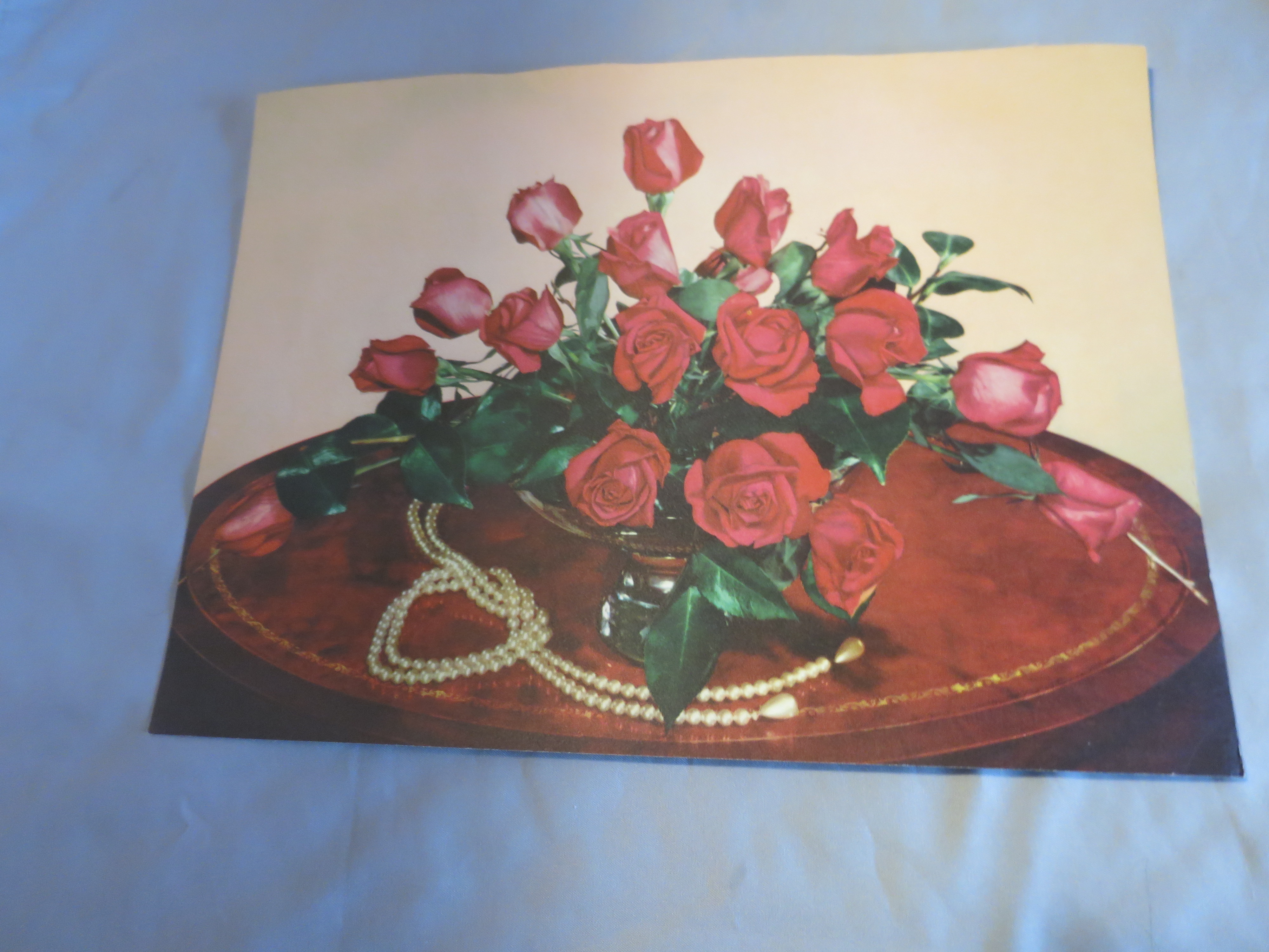Rose Floral Wisdom Daniel Hicky Ideal Book Lithograph