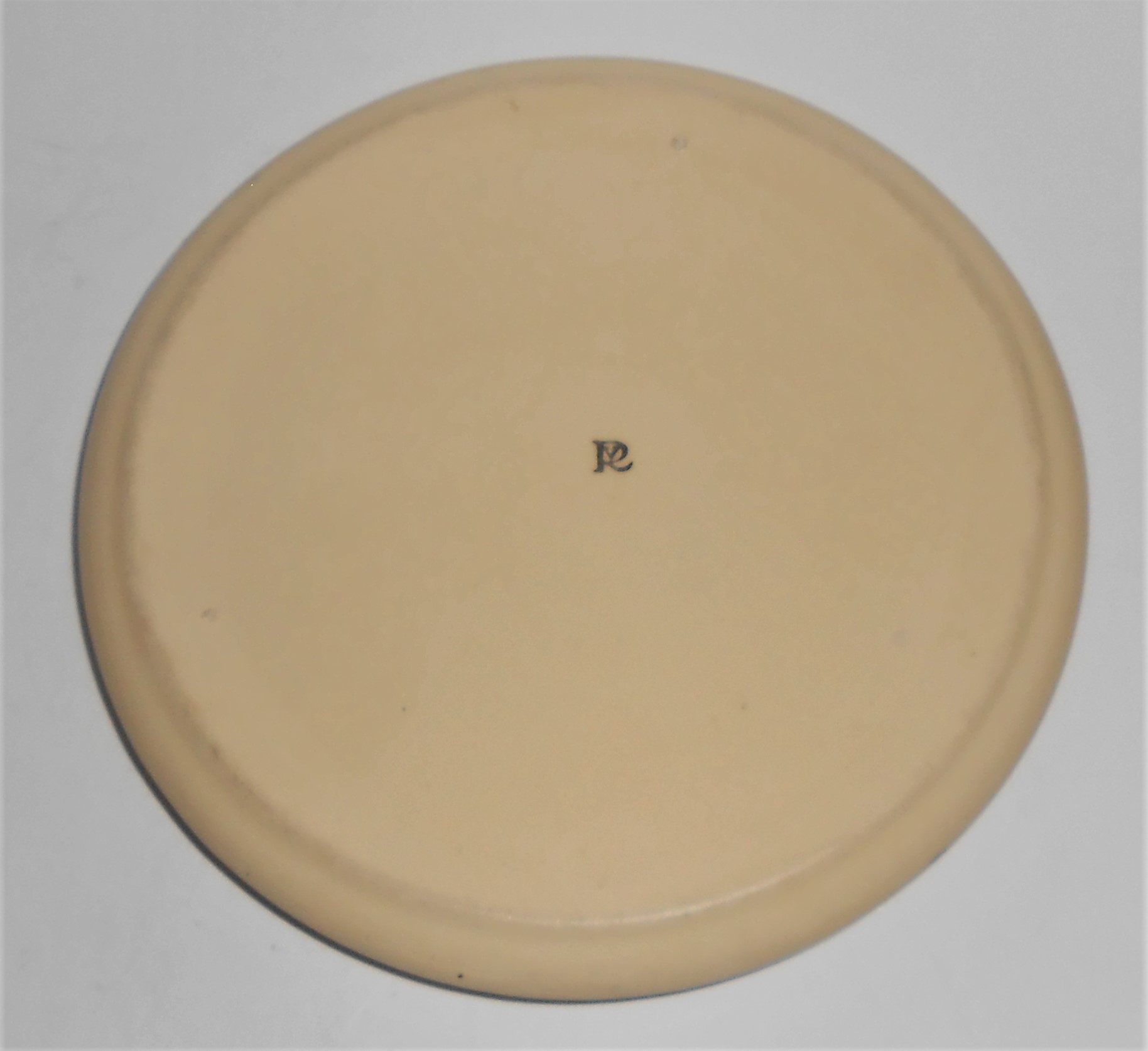 Roseville Pottery Juvenile Creamware Ducks Baby Plate/B