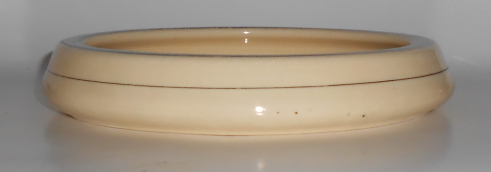 Roseville Pottery Juvenile Creamware Ducks Baby Plate/B