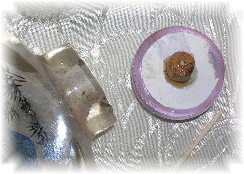 Snuff Bottle Reverse Painted Rock Crystal
