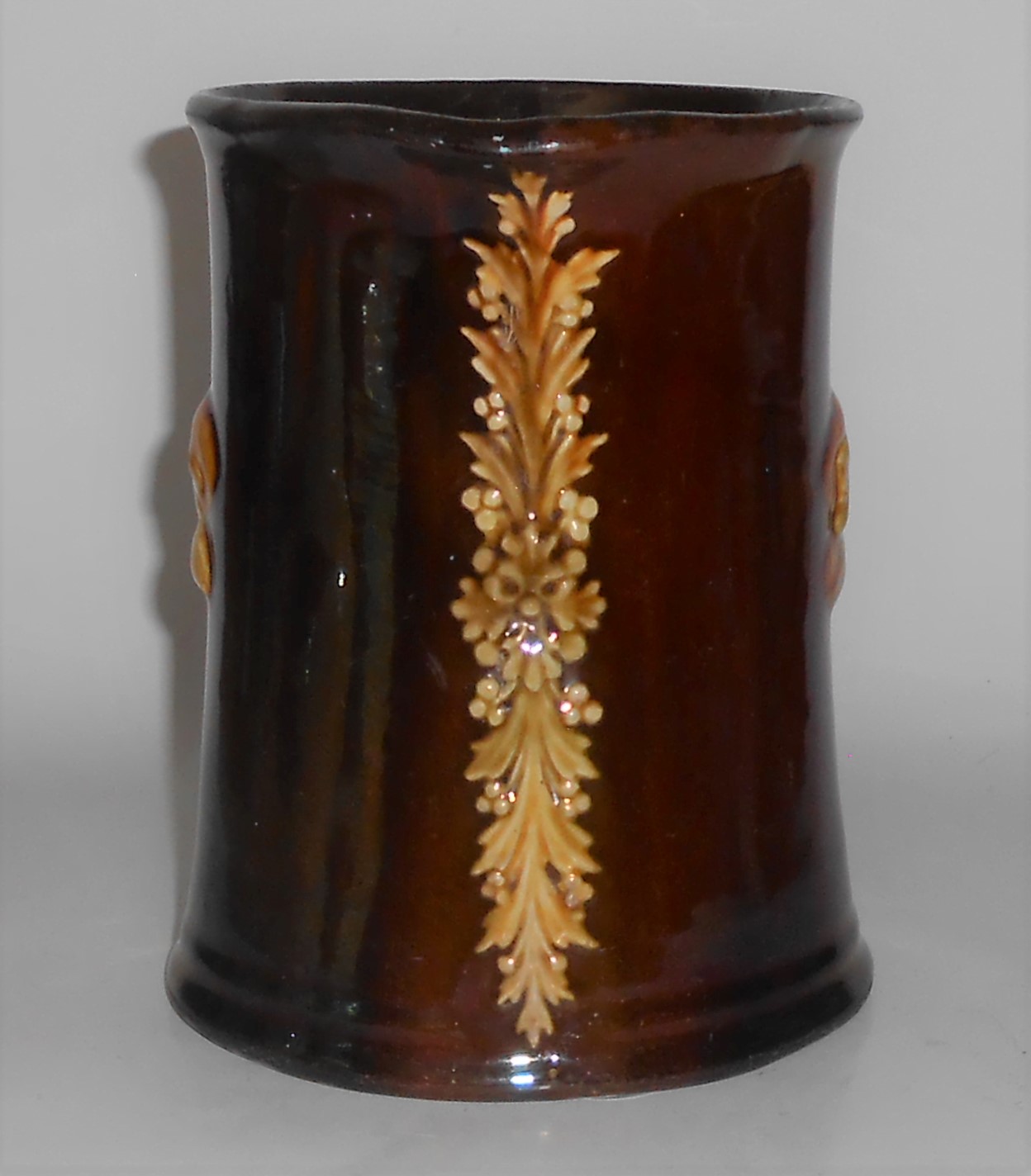 Peters And Reed Pottery Standard Glaze Bust Decorated