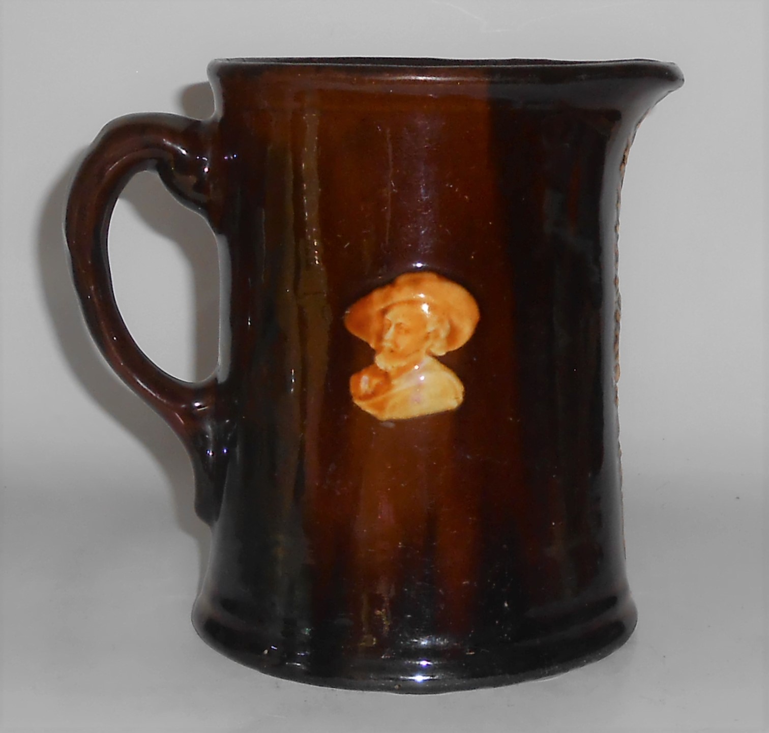 Peters And Reed Pottery Standard Glaze Bust Decorated