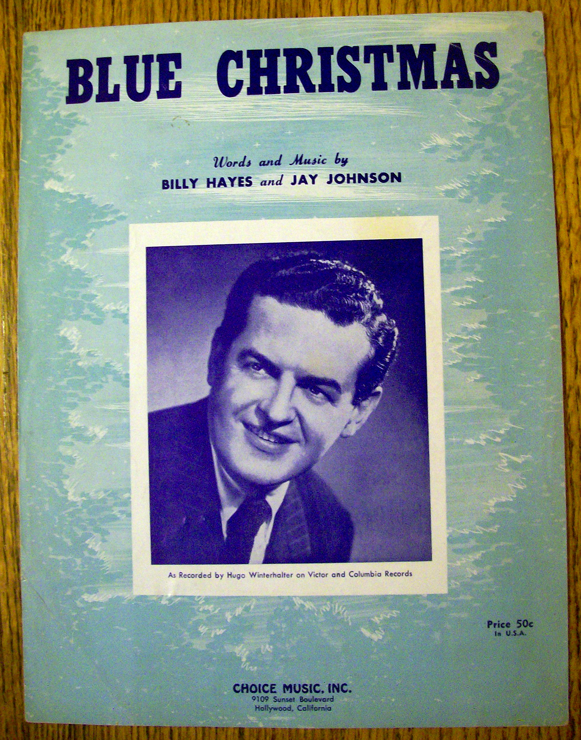 1948 Blue Christmas By Billy Hayes & Jay Johnson